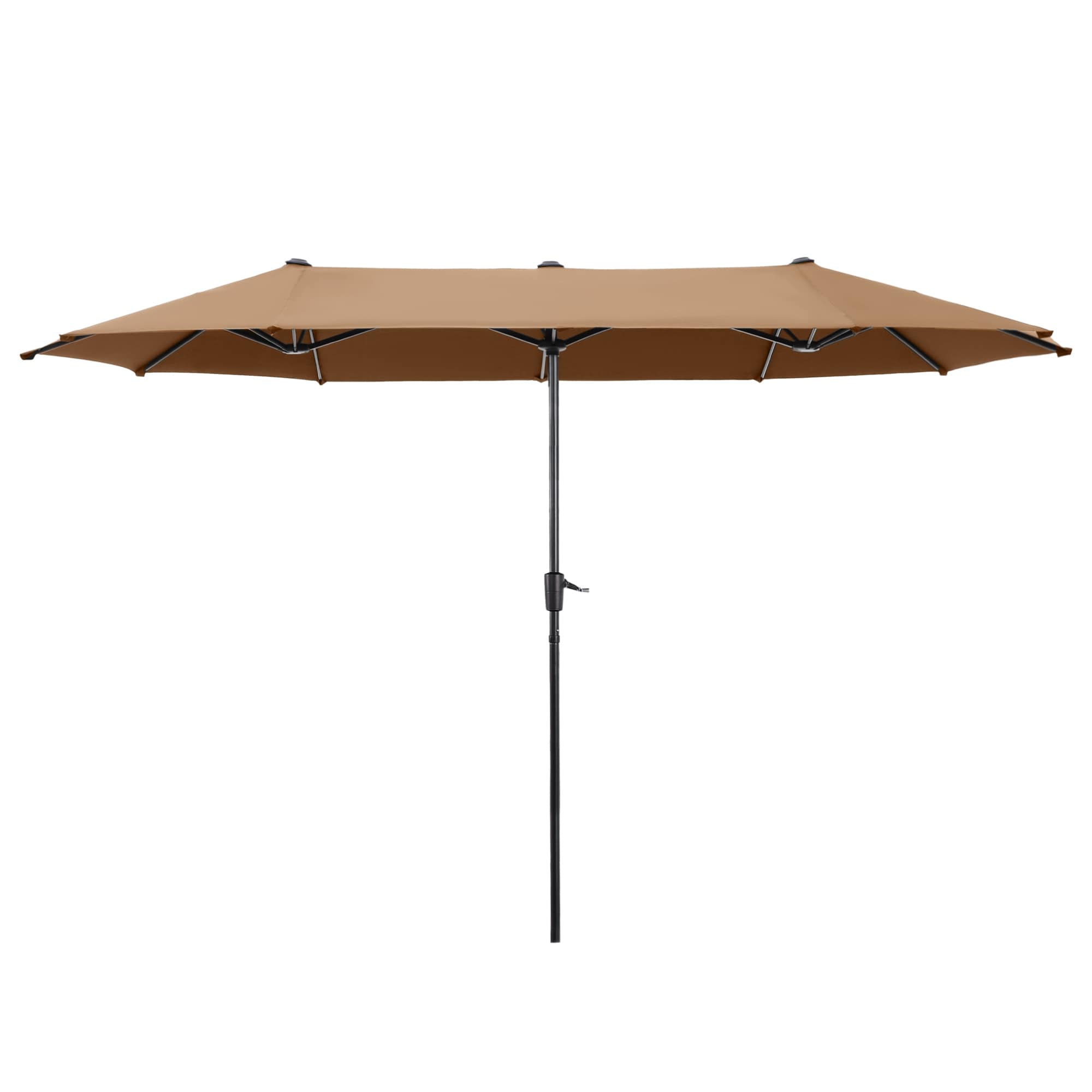 Parasol de patio double face MAISON ARTS de 13 pieds extra large avec manivelle
