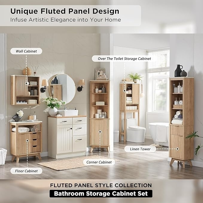 Armoire murale de salle de bain moderne, armoire à pharmacie, organiseur de rangement mural