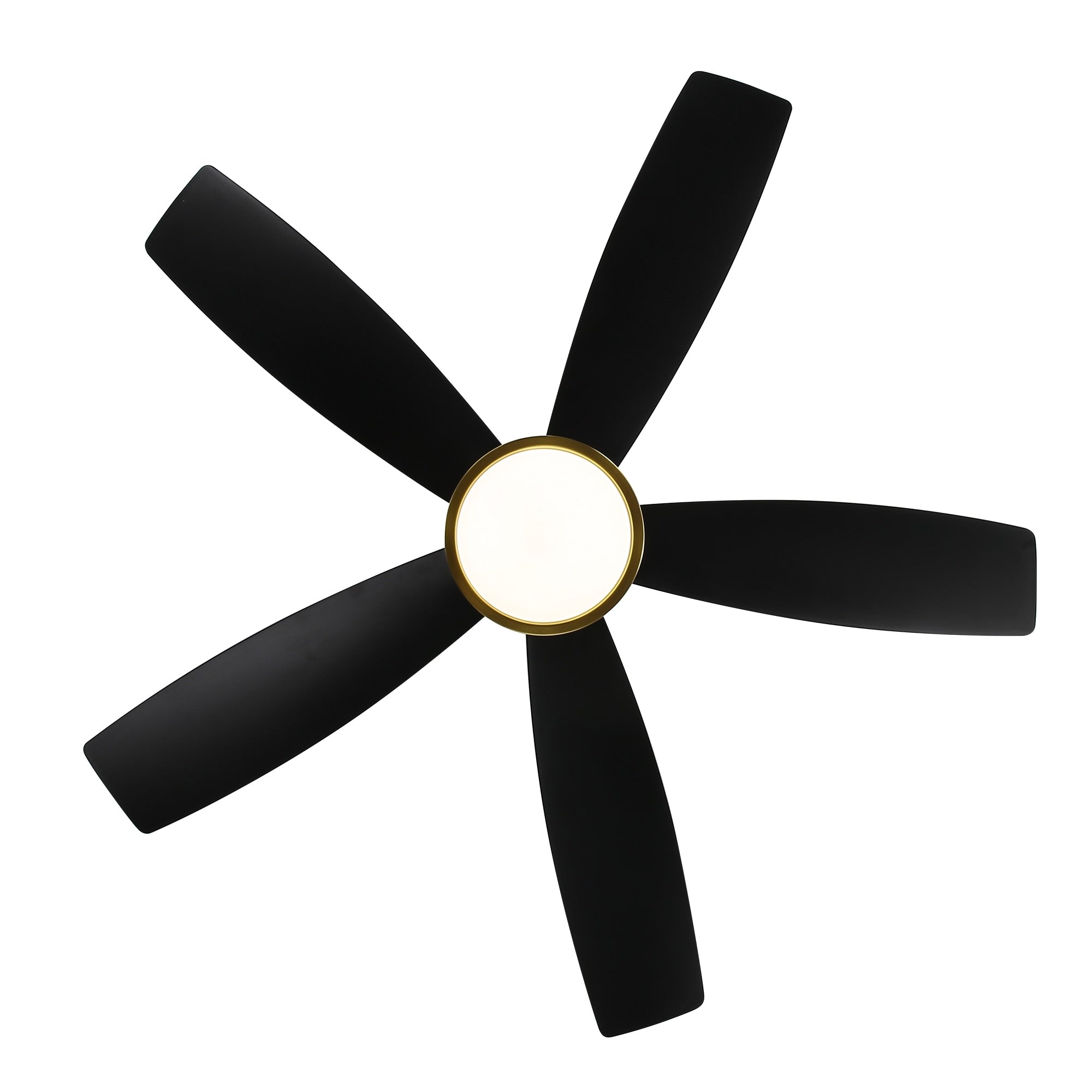 Ventilateur de plafond LED Breezary 65/52/42 à 5 pales avec kit d'éclairage et télécommande