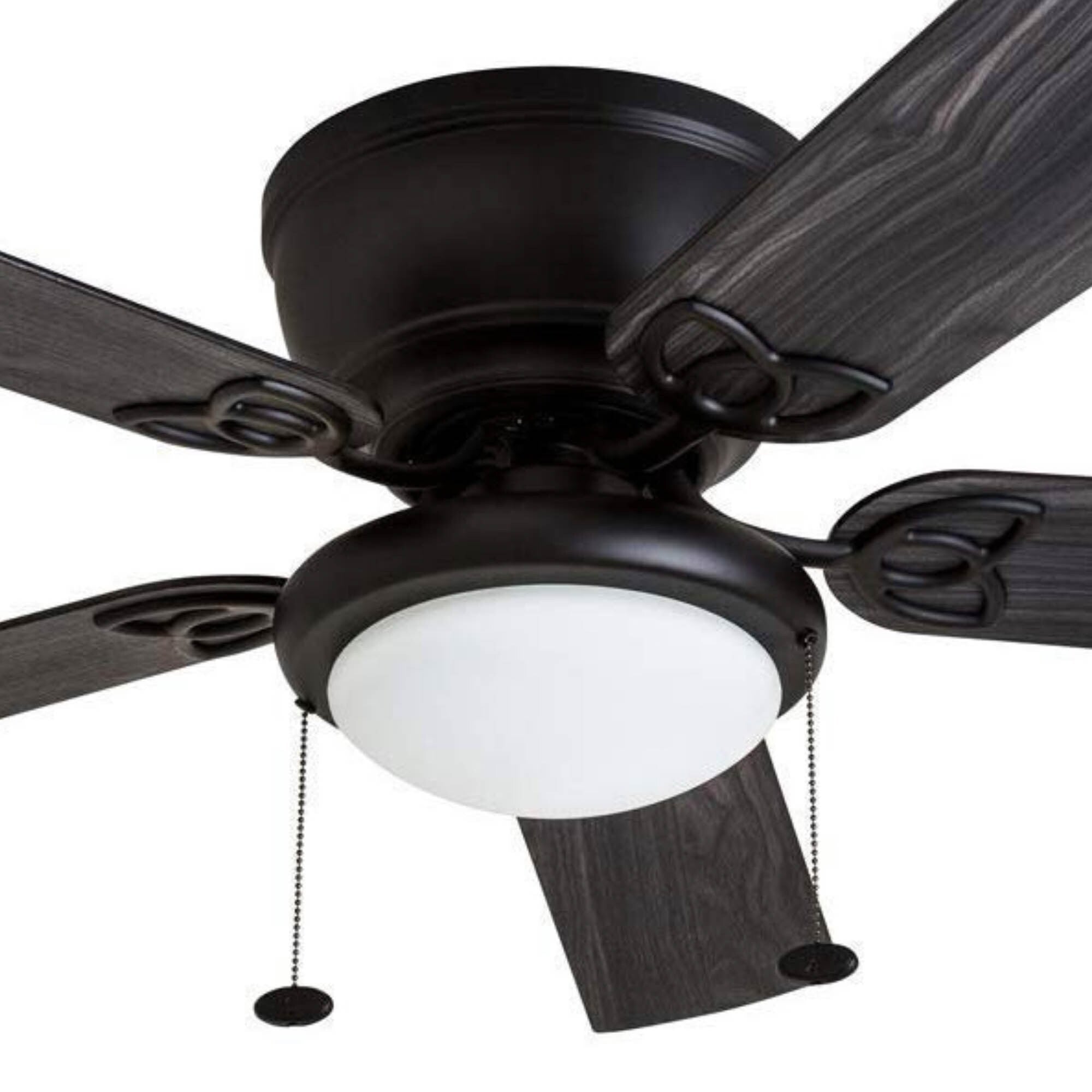 Ventilateur de plafond LED d'intérieur traditionnel Prominence Home Benton avec lumière et chaînes de traction