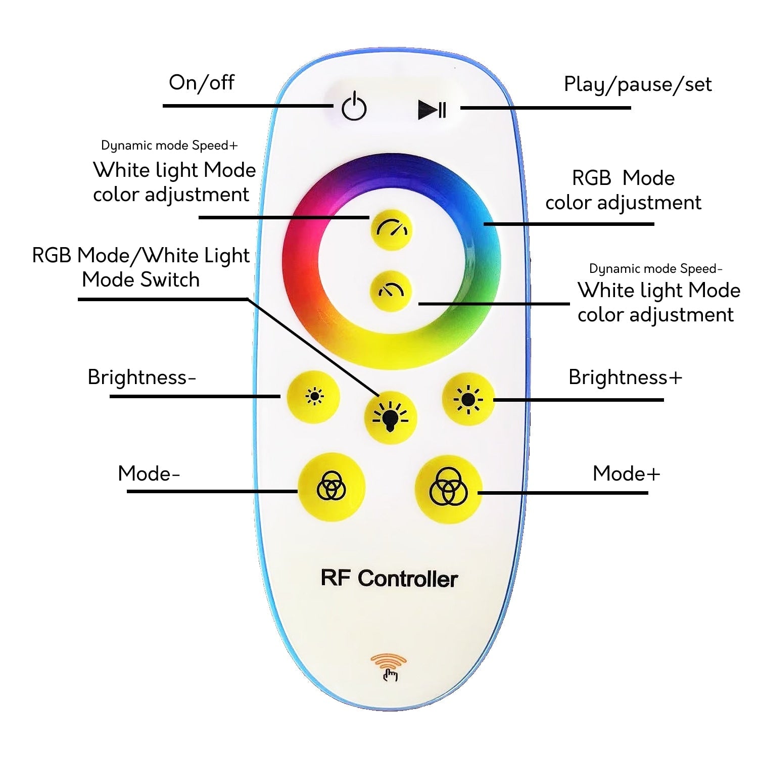 Lampe d'angle en métal RVB 55 LED minimaliste sur pied