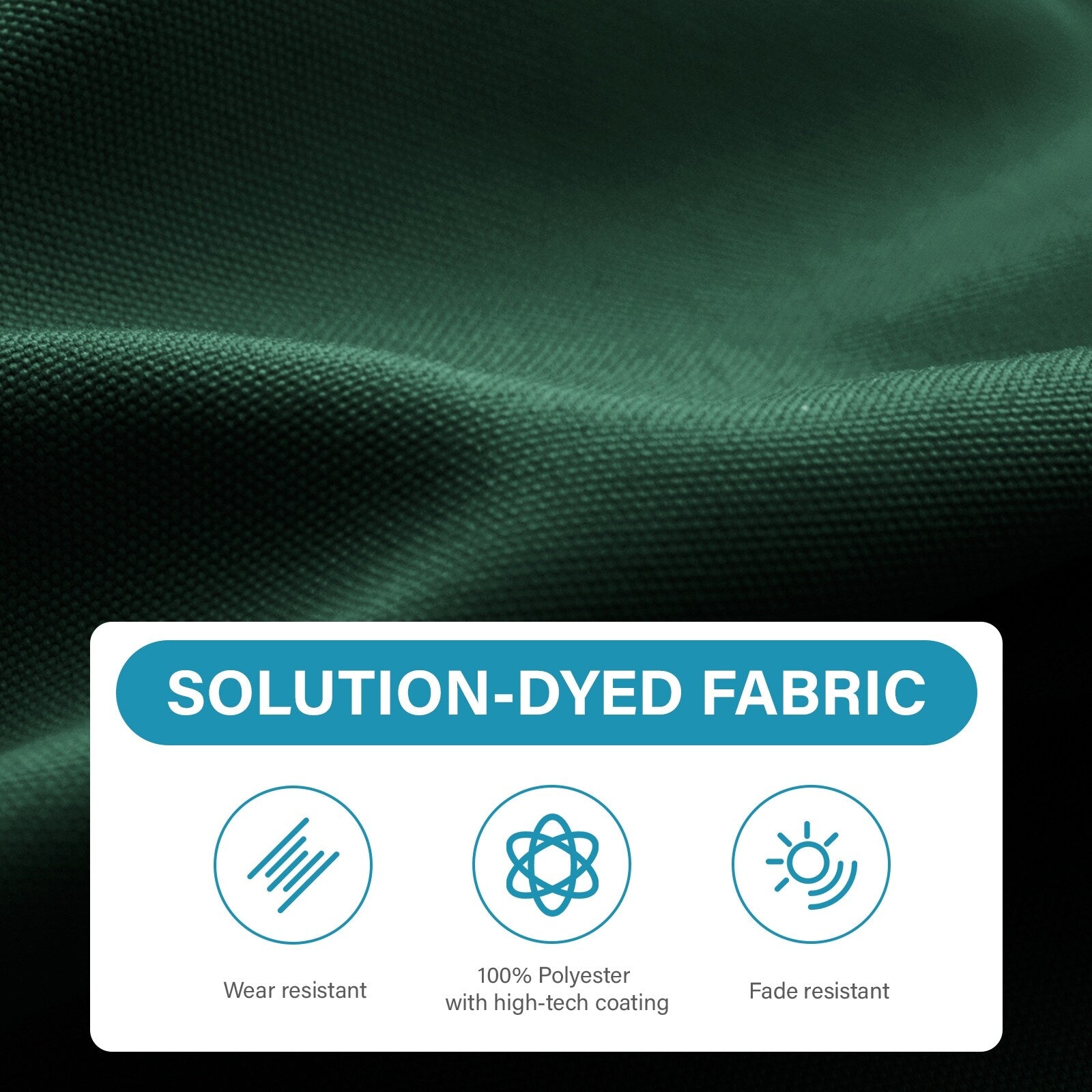 Parasol de marché rectangulaire de 8 x 10 pieds avec manivelle et inclinaison, résistant aux UV