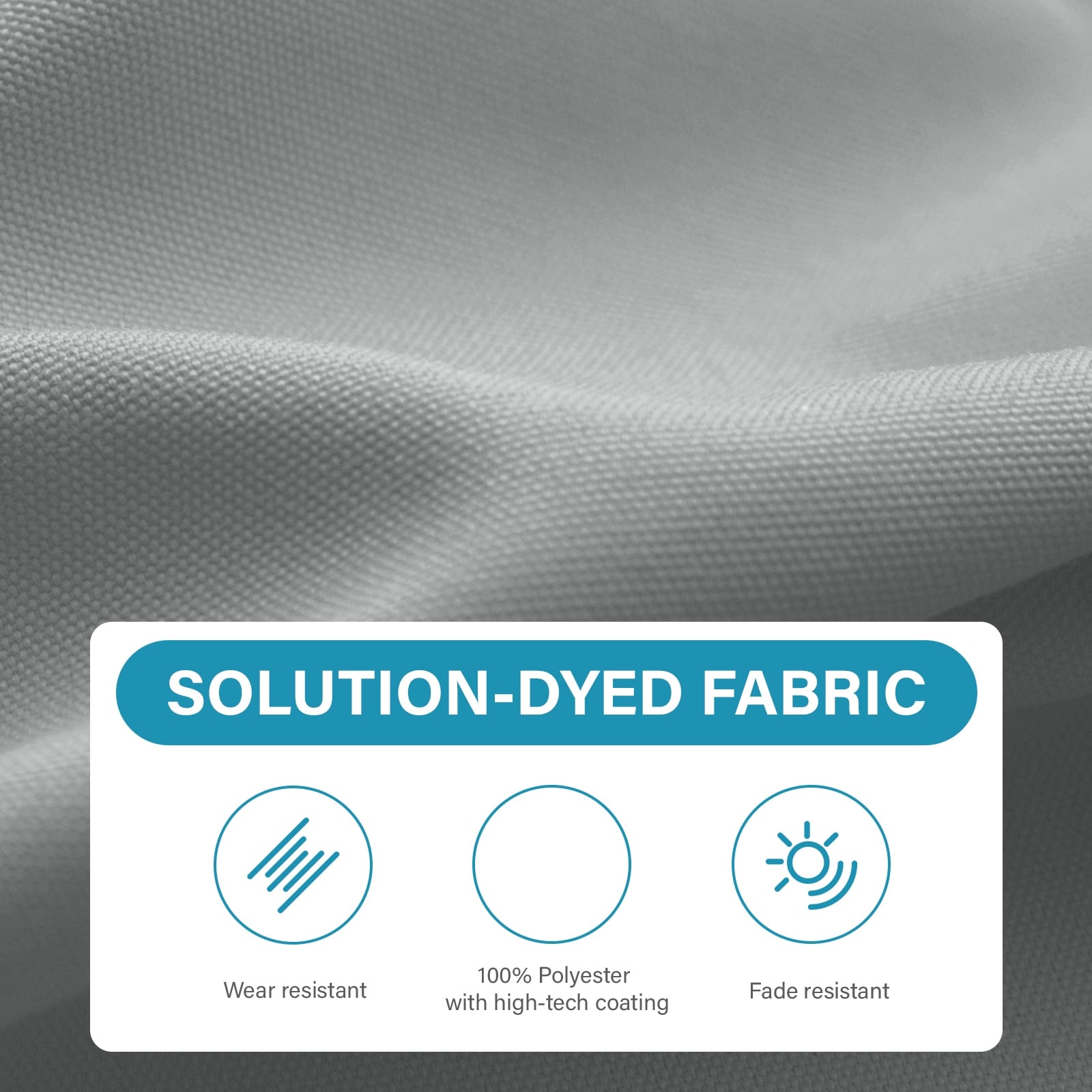 Parasol de marché rectangulaire de 8 x 10 pieds avec manivelle et inclinaison, résistant aux UV