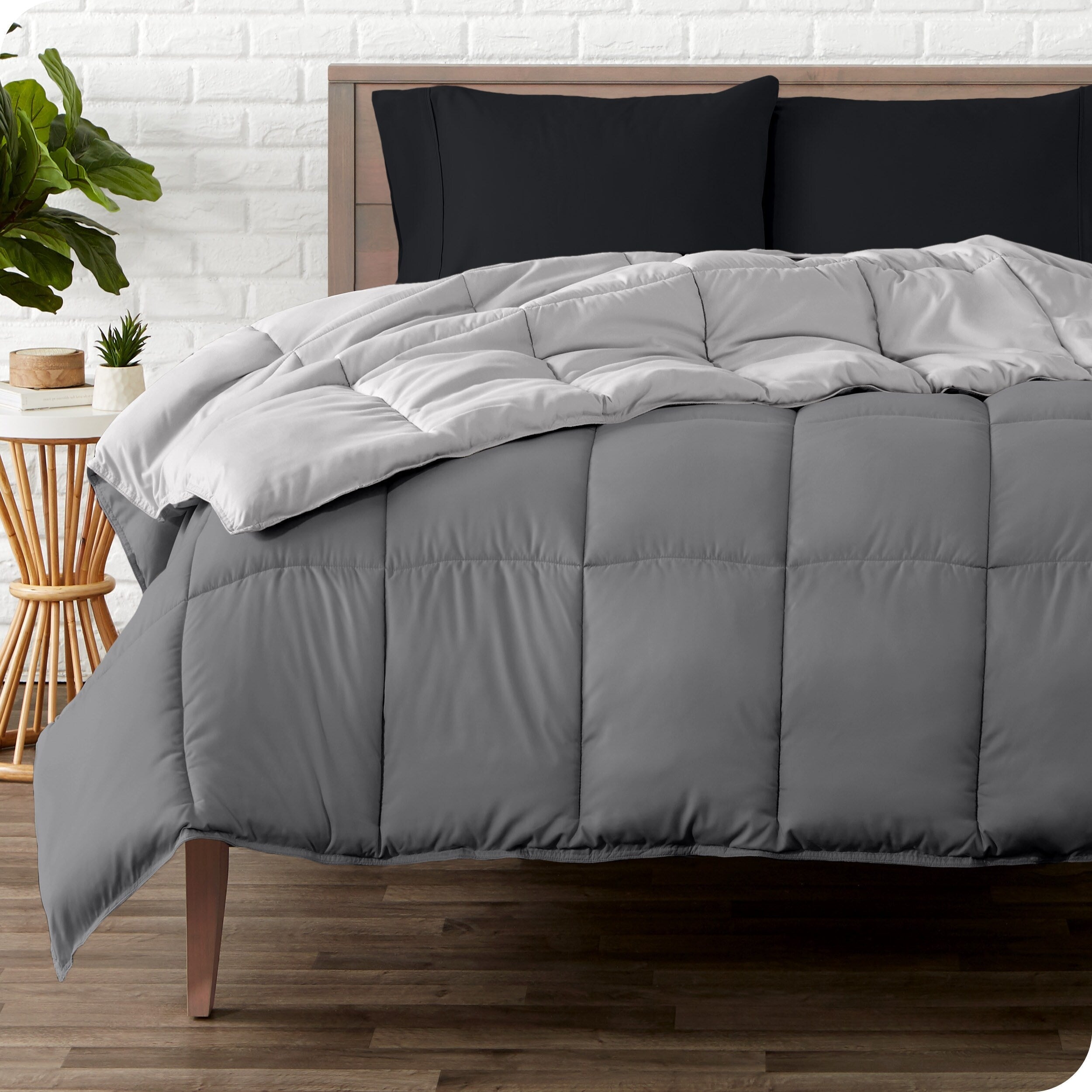 Bare Home Down Alternative Lit réversible dans un sac