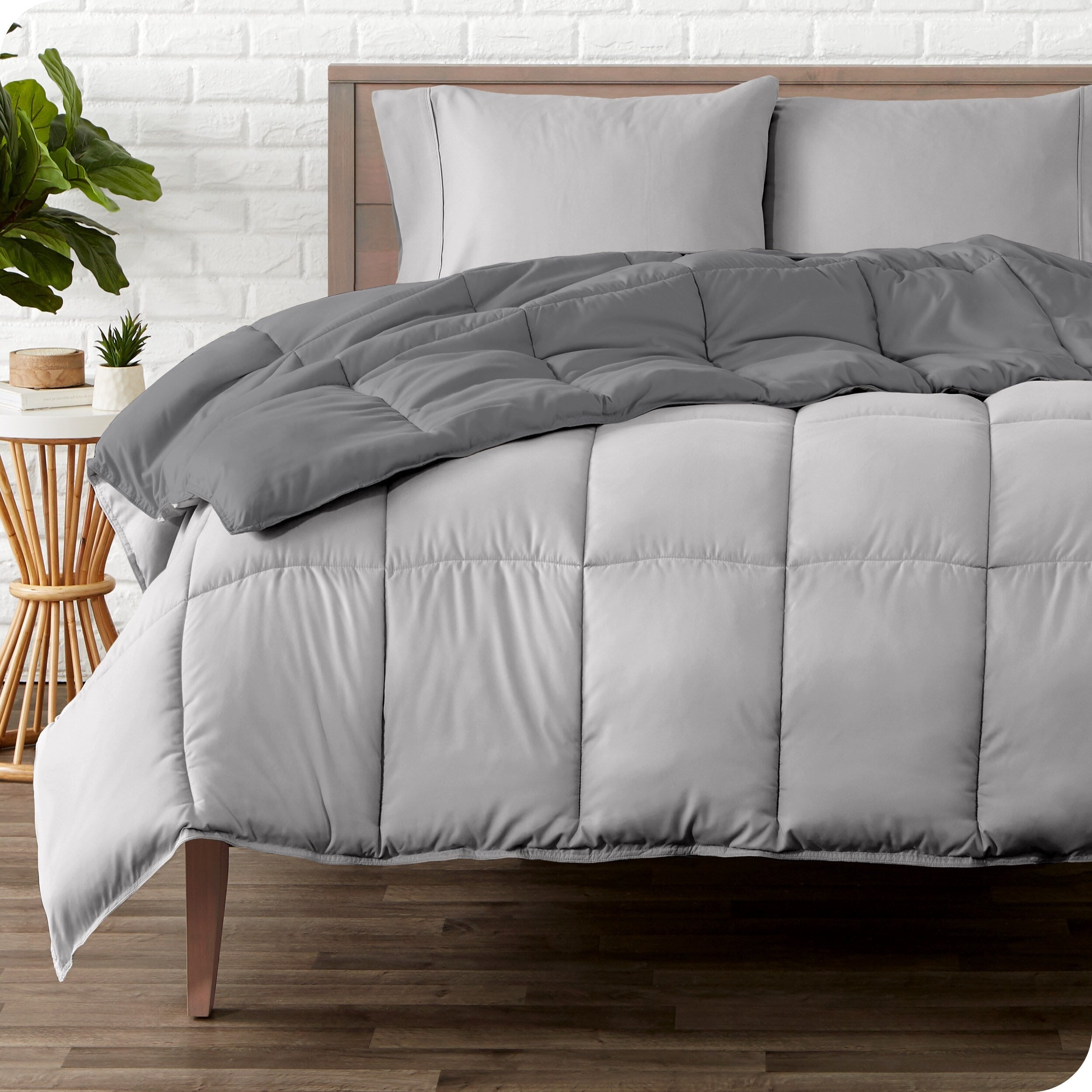 Bare Home Down Alternative Lit réversible dans un sac