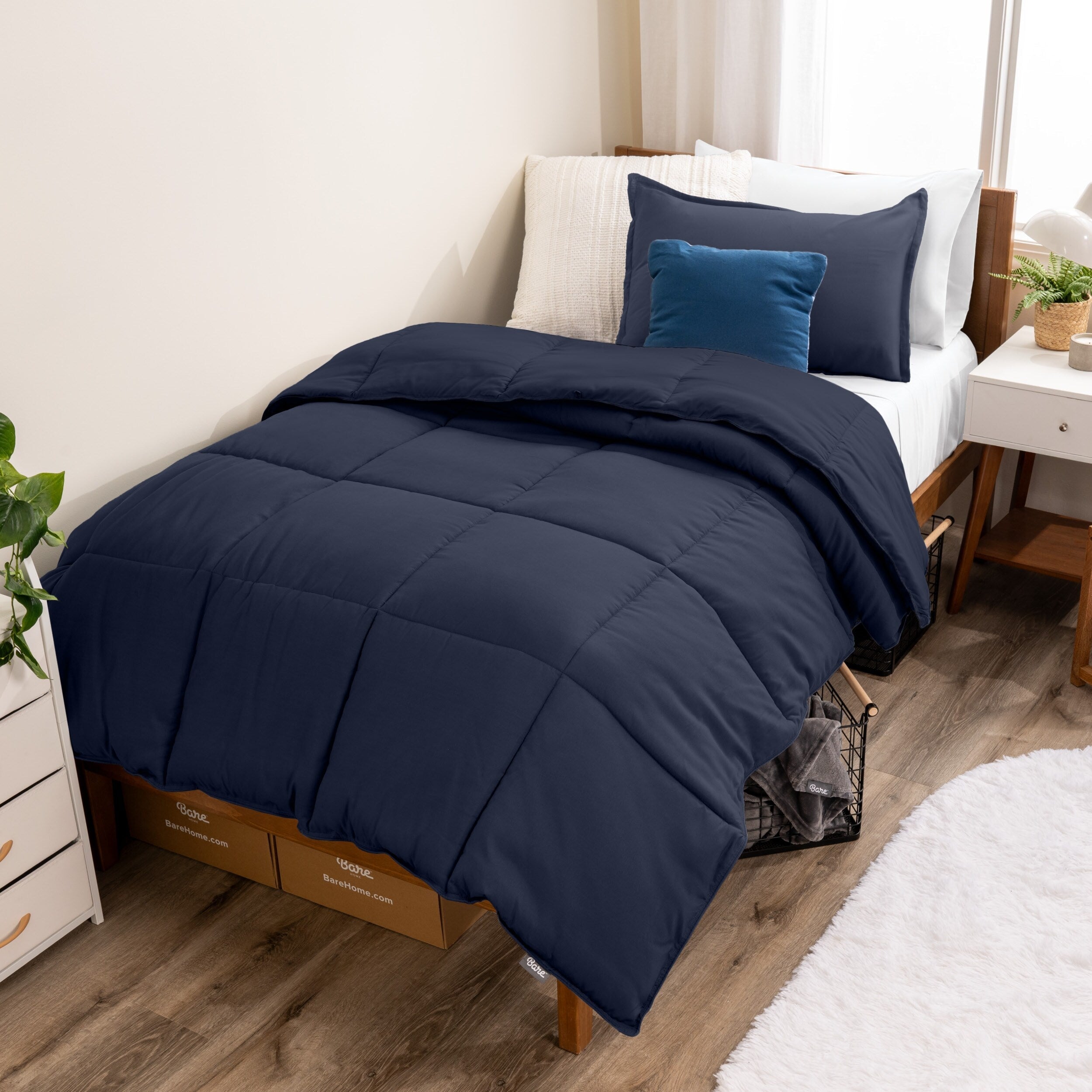 Ensemble de couette hypoallergénique en duvet alternatif Bare Home