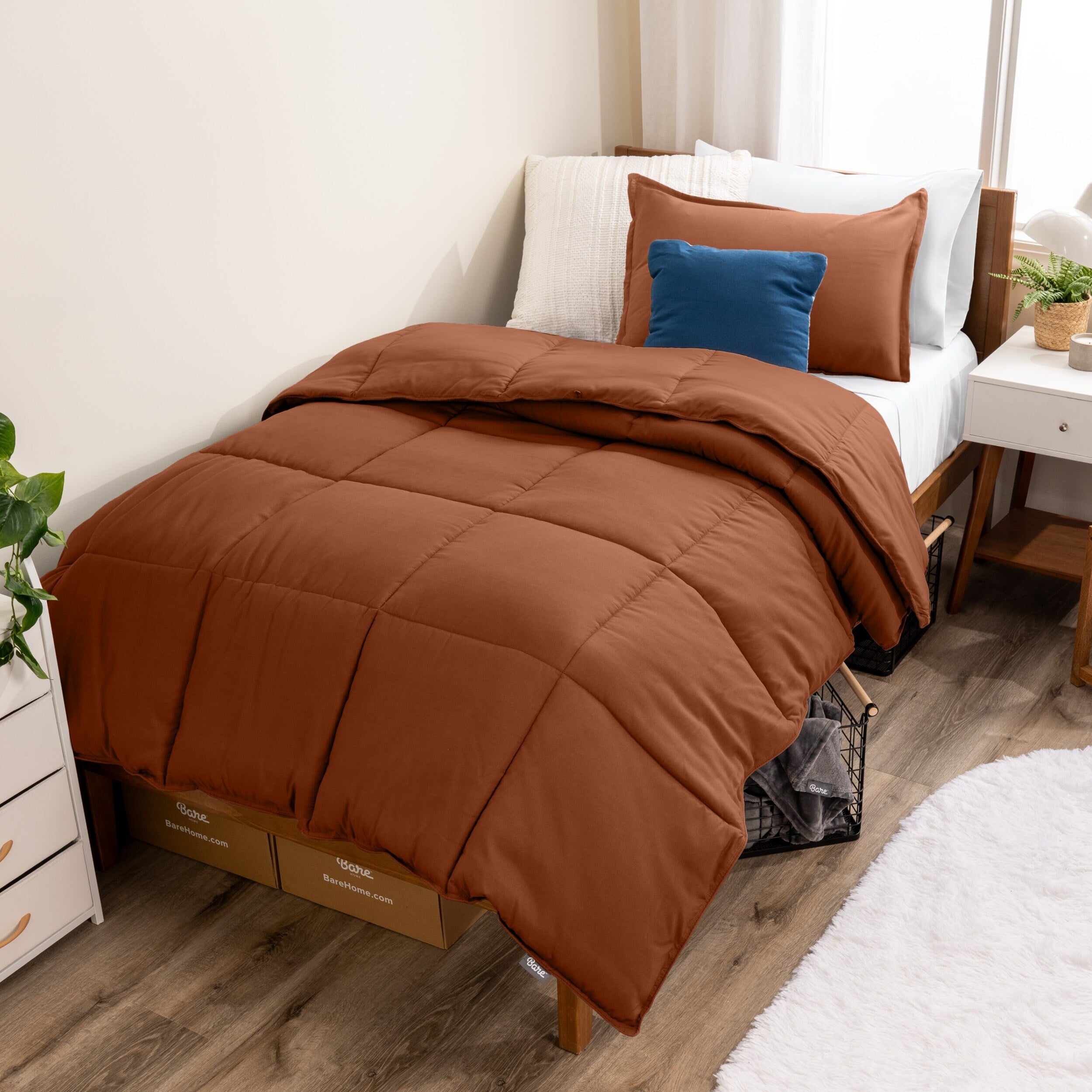 Ensemble de couette hypoallergénique en duvet alternatif Bare Home