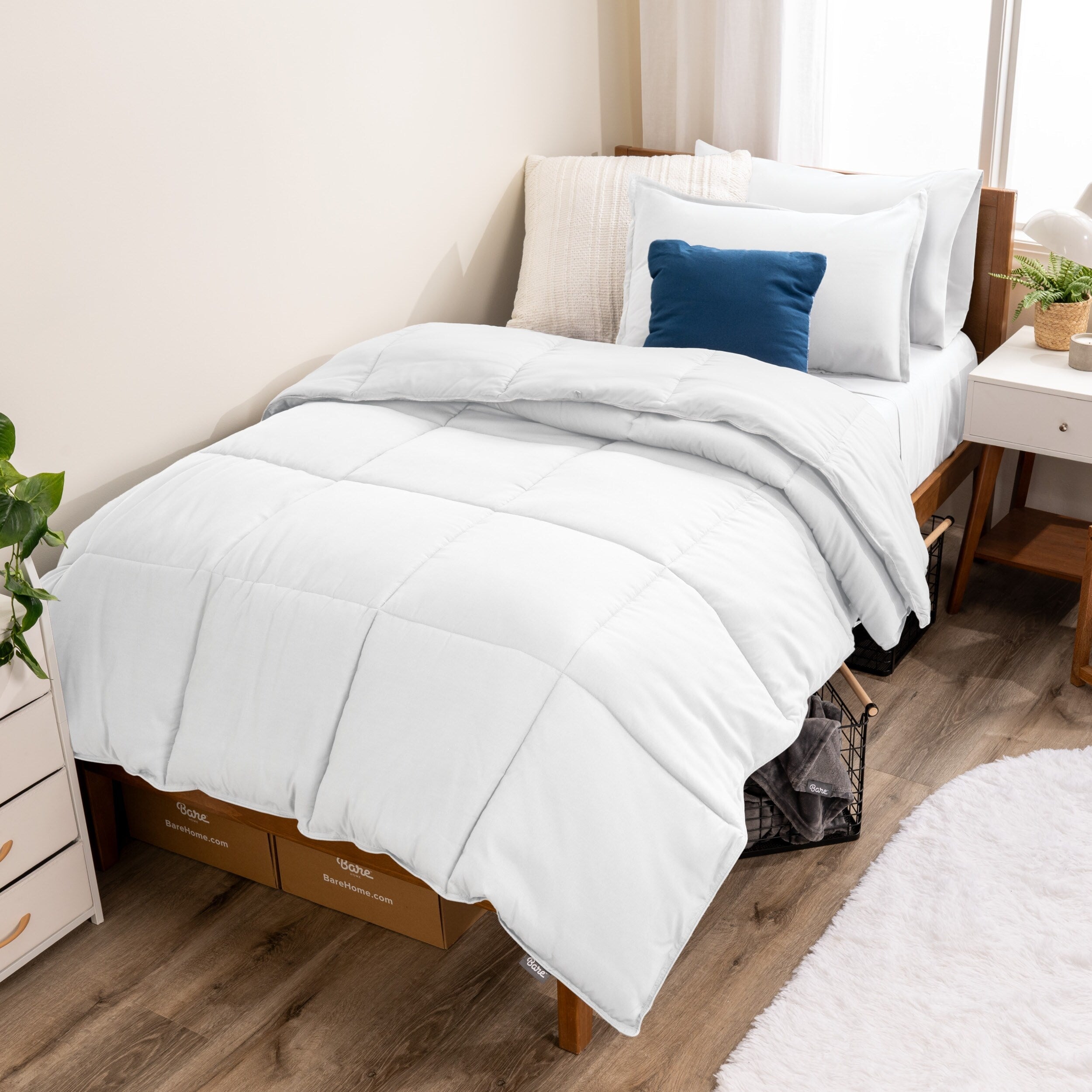 Ensemble de couette hypoallergénique en duvet alternatif Bare Home