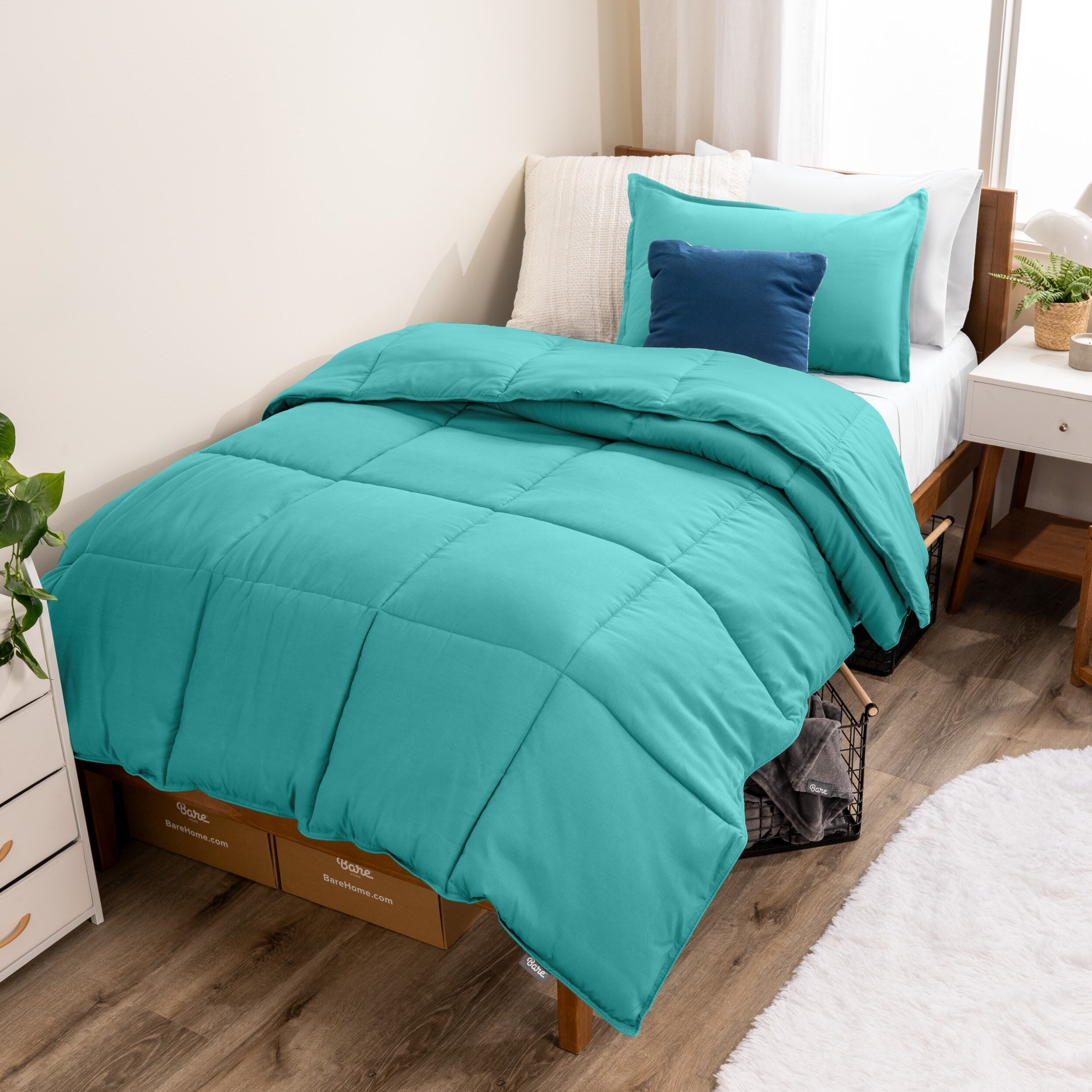 Ensemble de couette hypoallergénique en duvet alternatif Bare Home