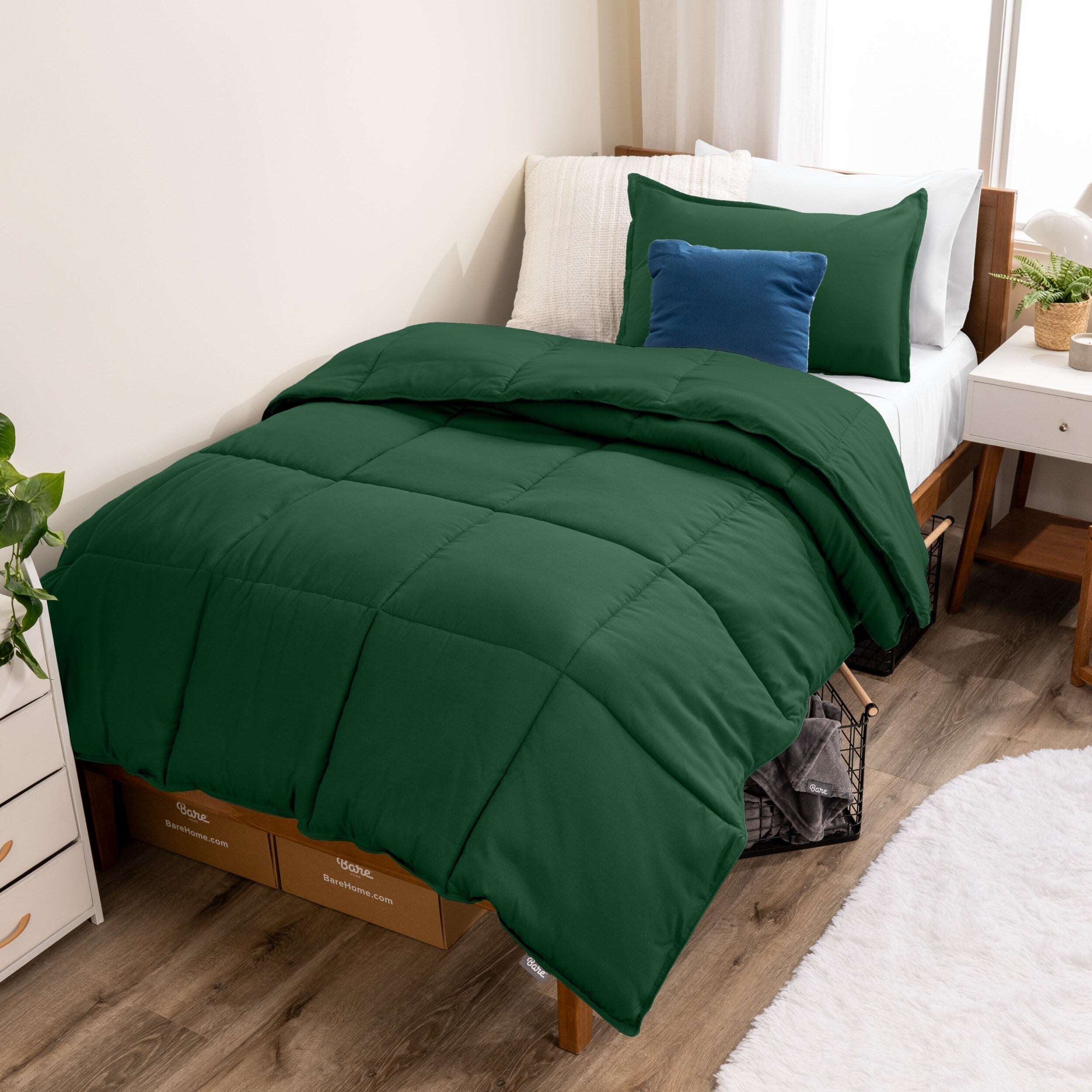 Ensemble de couette hypoallergénique en duvet alternatif Bare Home