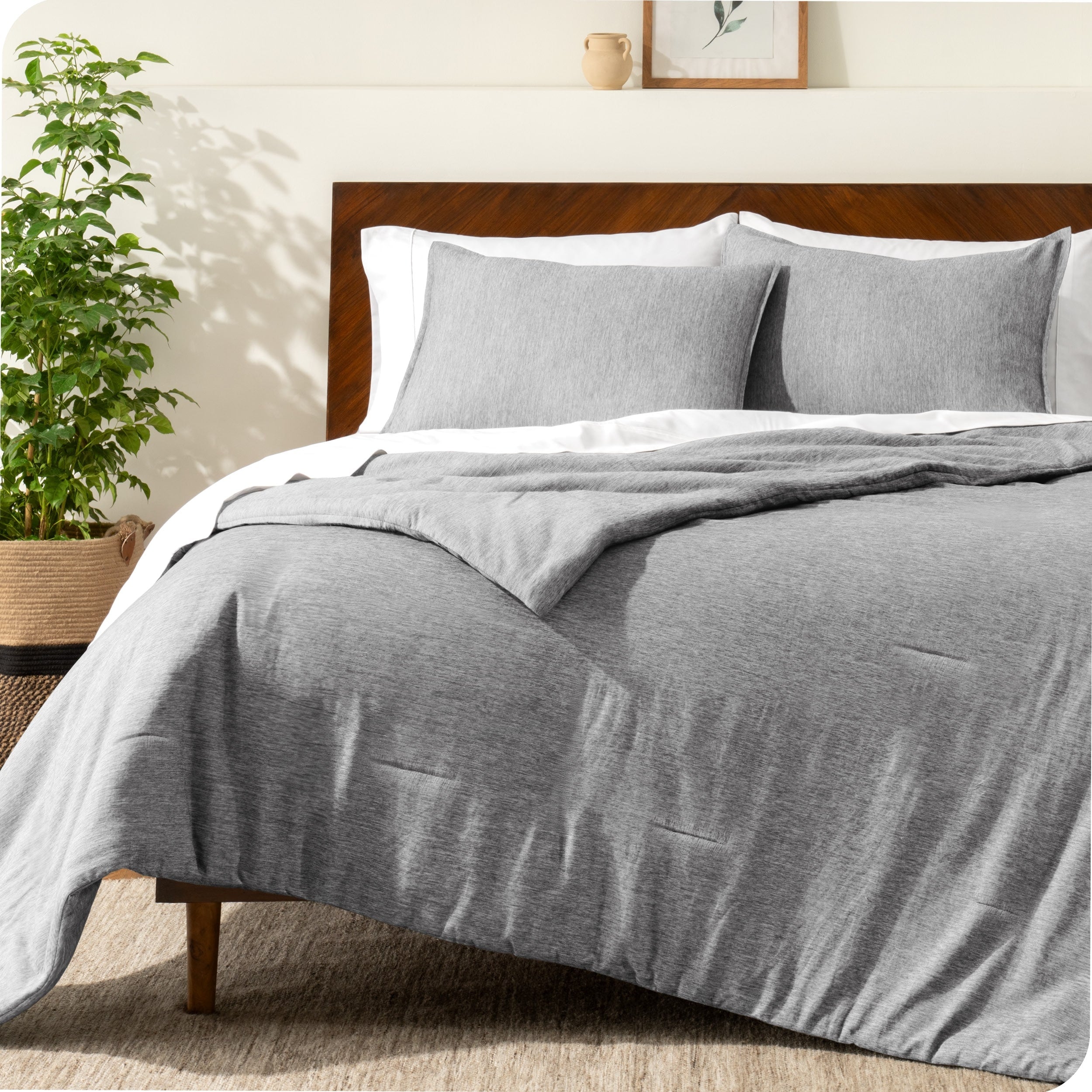 Ensemble de couette hypoallergénique en duvet alternatif Bare Home