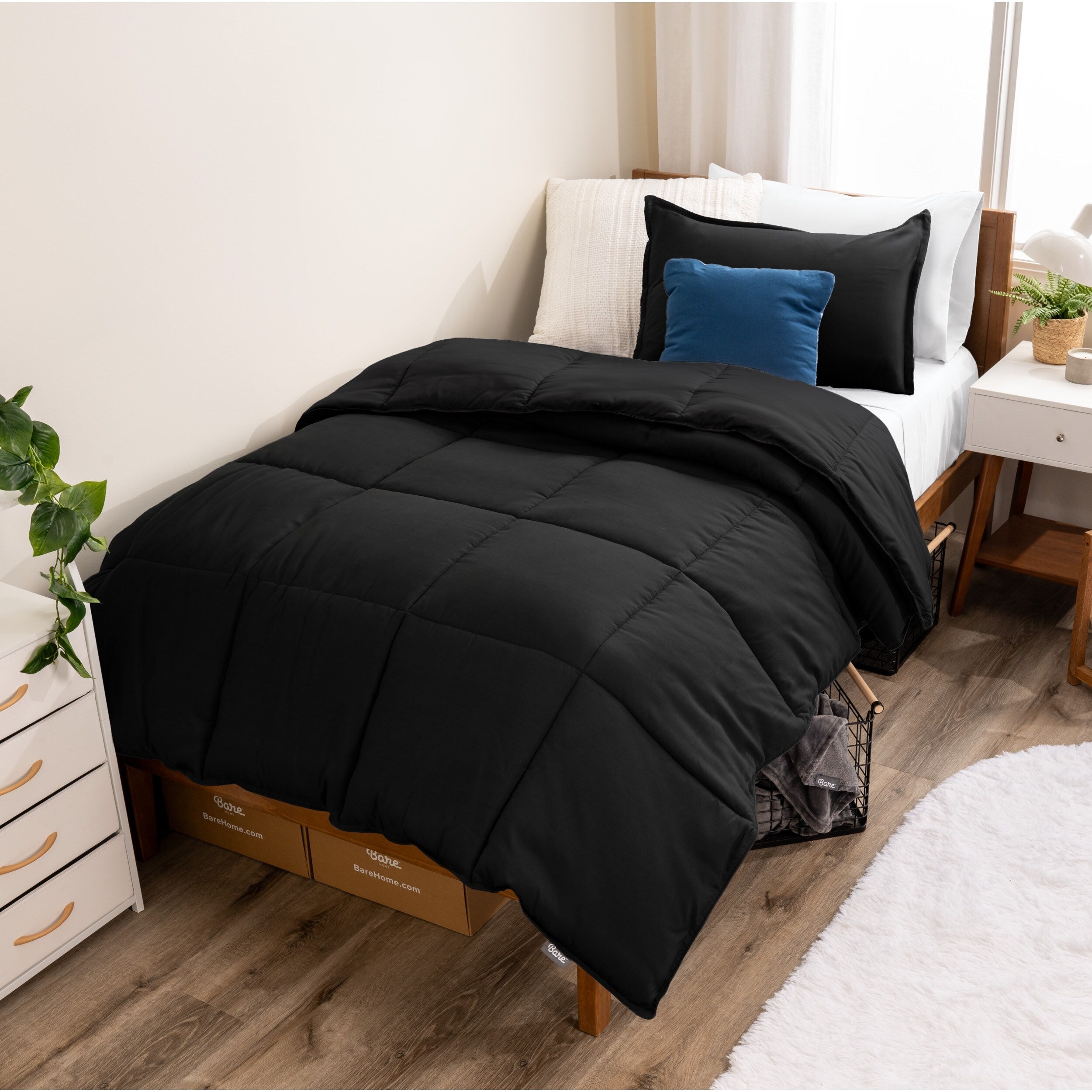 Ensemble de couette hypoallergénique en duvet alternatif Bare Home