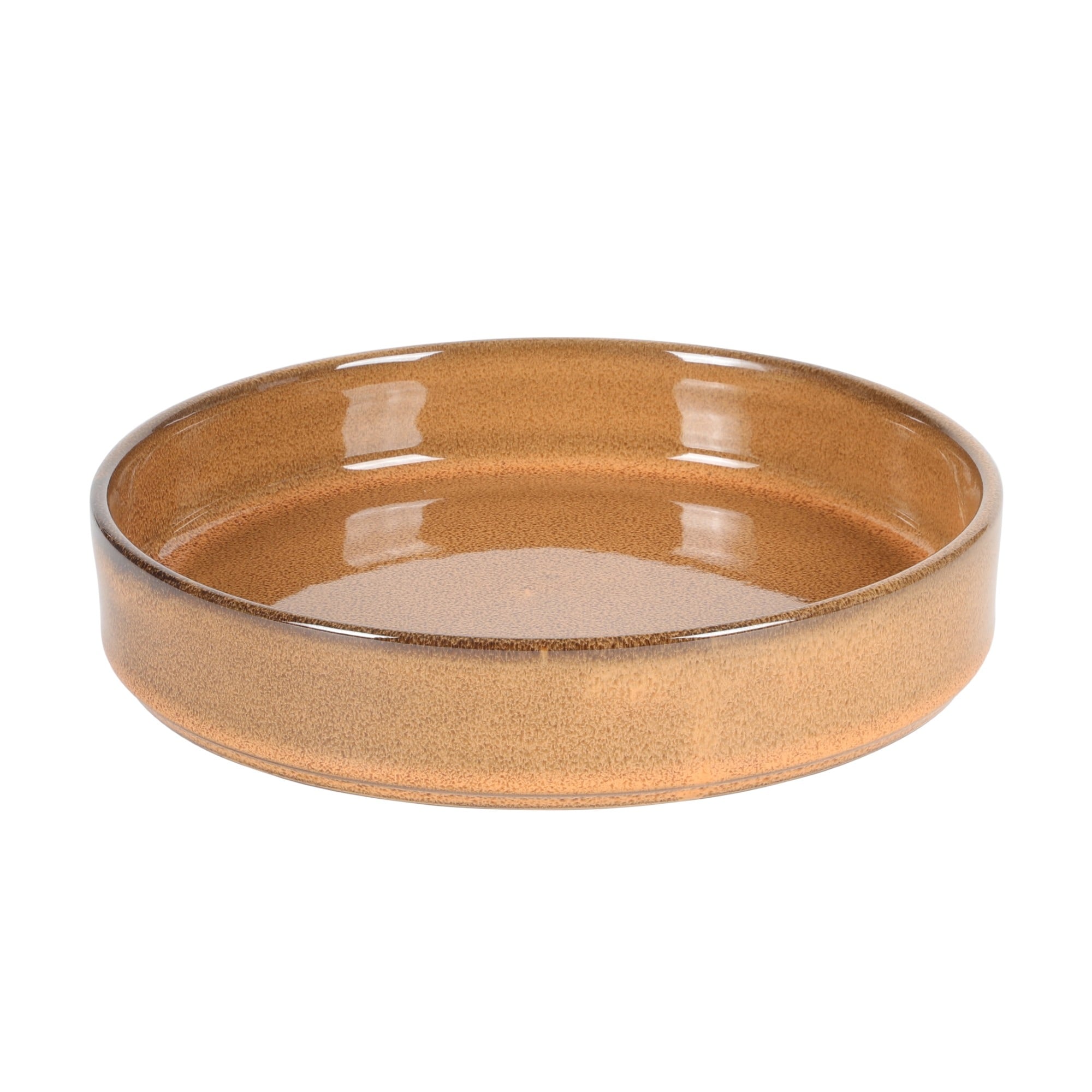 Service de table Bloomhouse Santorini Mist, 16 pièces, assiettes et bols doubles en terre cuite avec glaçure réactive