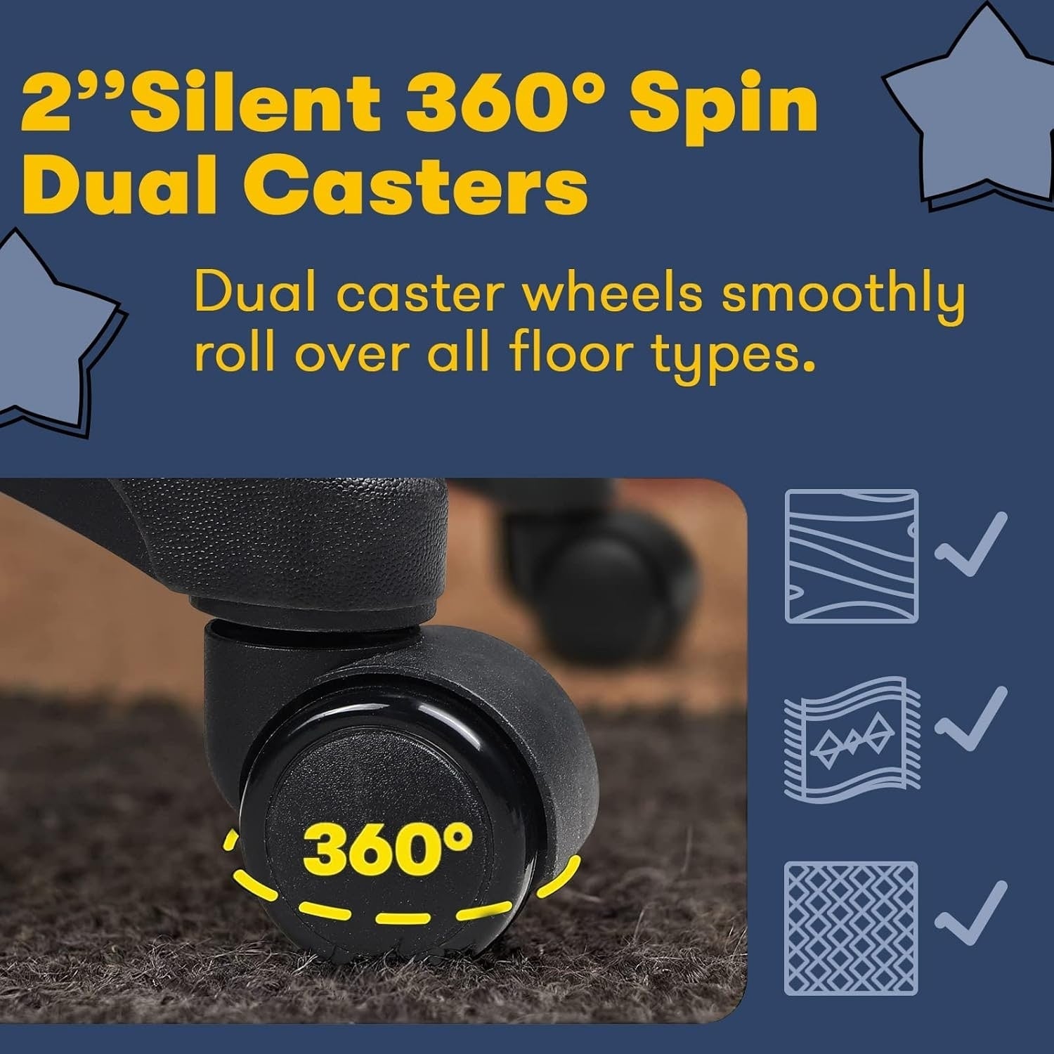 Chaise de bureau Bossin Big and Tall, chaise de direction à dossier haut, chaise de direction ergonomique réglable en cuir, 400 lb