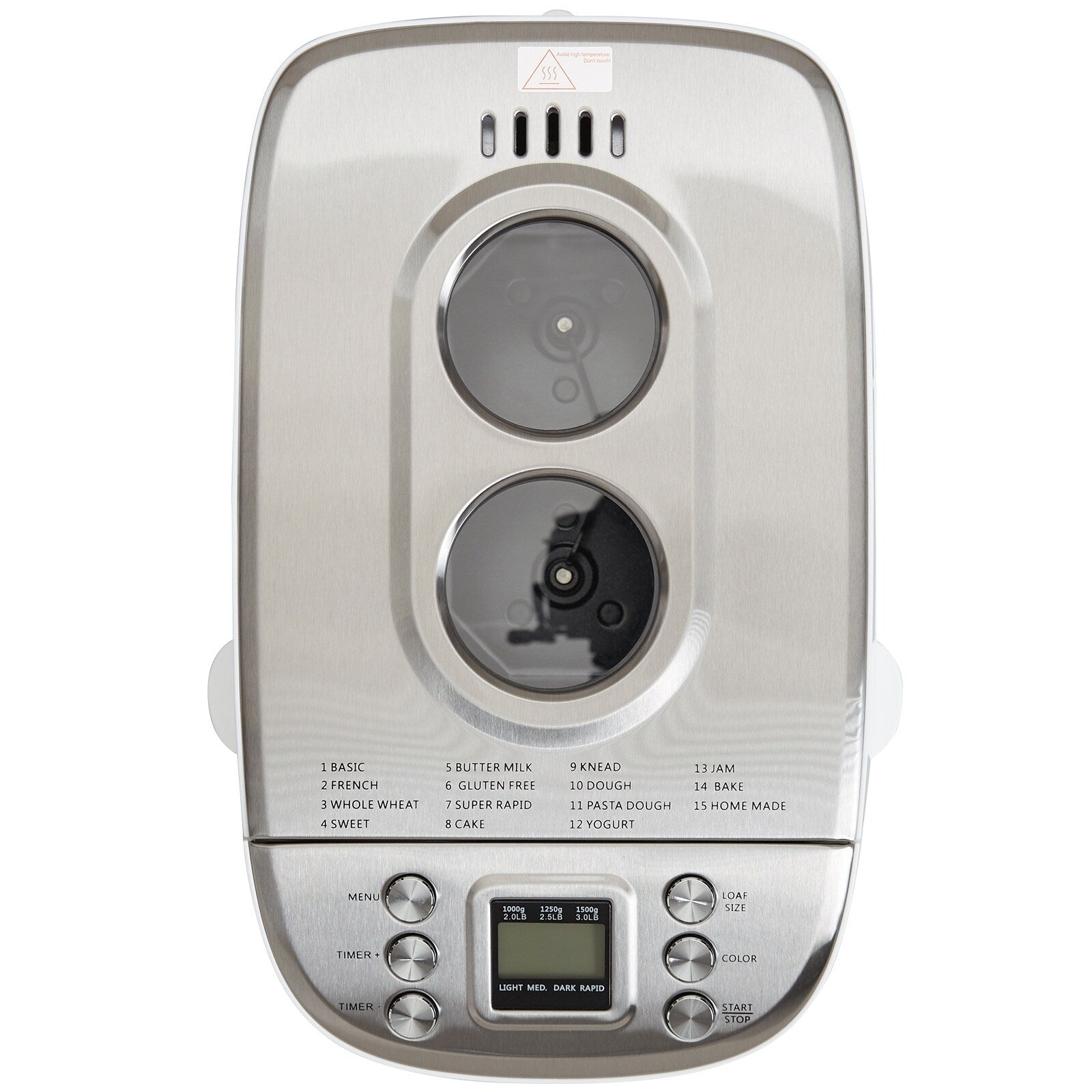 Machine à pain sans gluten, fabrication de pain complet, numérique, programmable