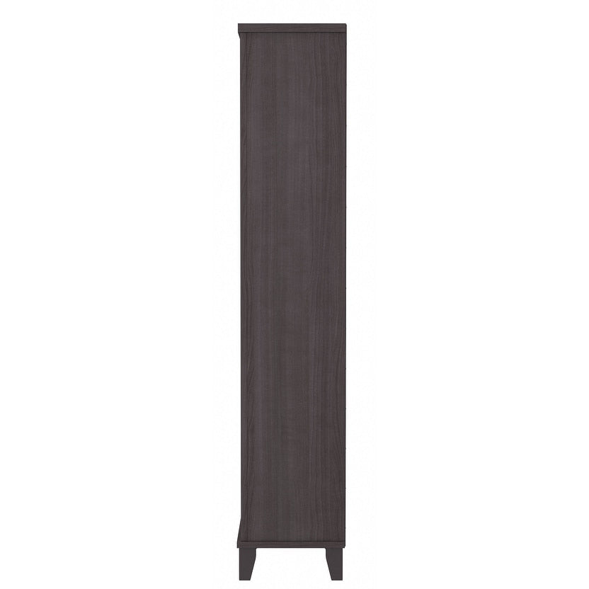 Bibliothèque haute à 5 étagères Bush Furniture Somerset avec tablettes réglables