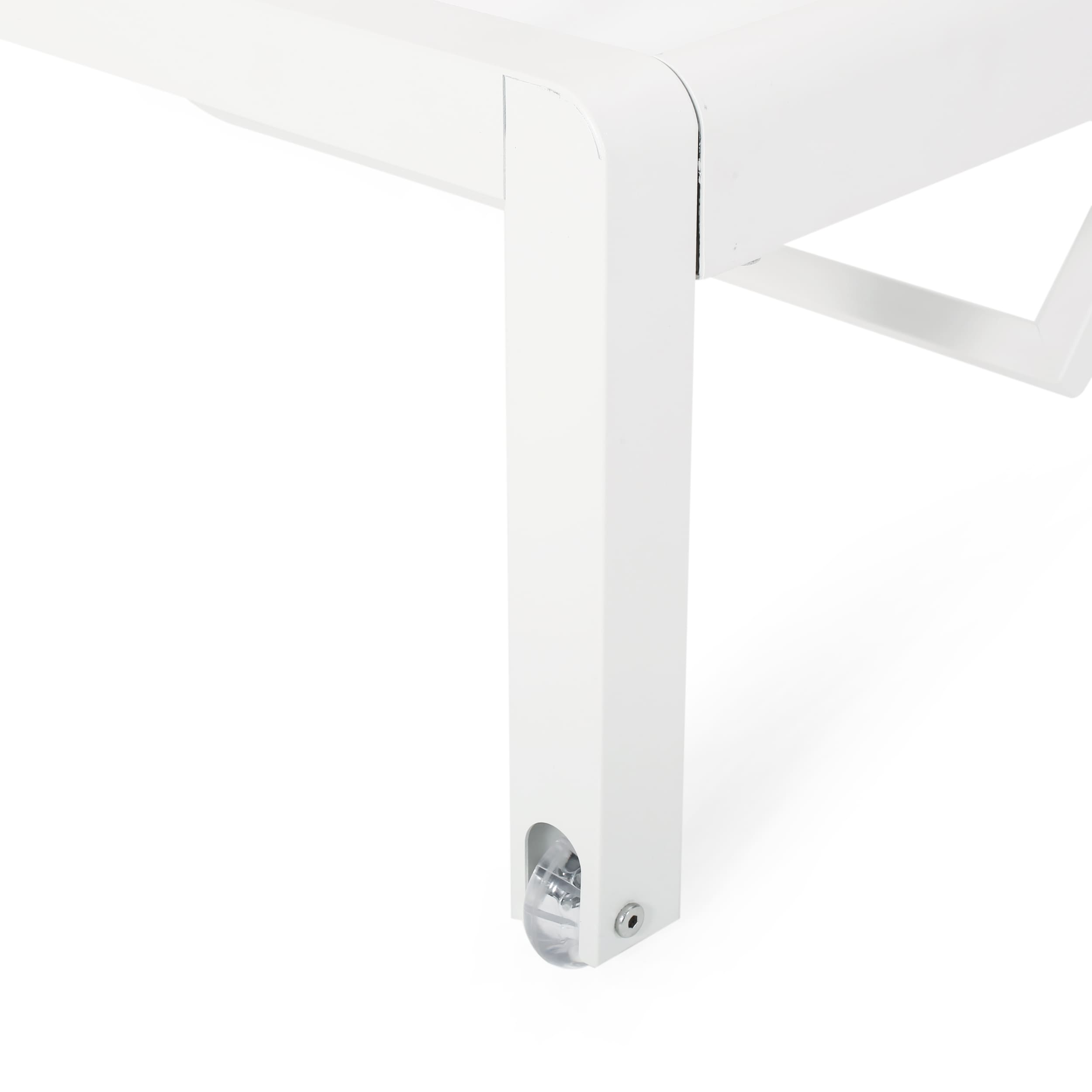 Chaise longue d'extérieur en aluminium Cape Coral (lot de 2) par Christopher Knight Home - 77,56 po x 25,20 po x 11,80 po