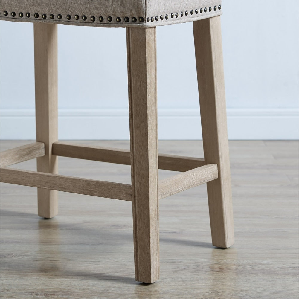 Tabourets de bar sans dossier Barish de Gray Barn (lot de 2)