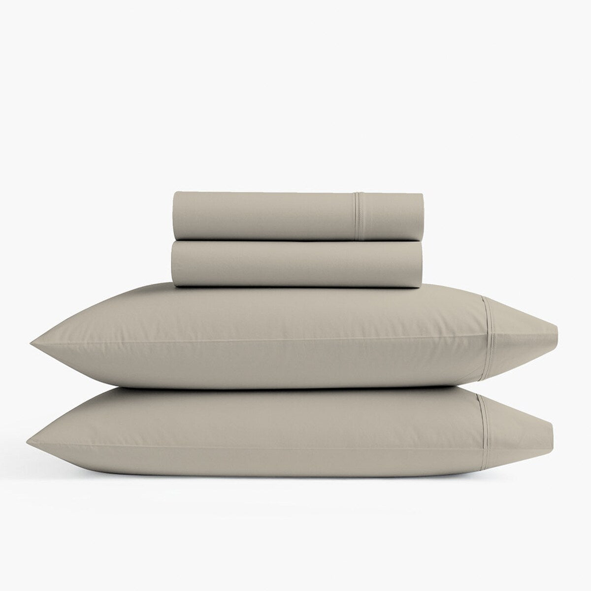 Parure de draps infroissables en mélange de coton de luxe Color Sense 800 fils