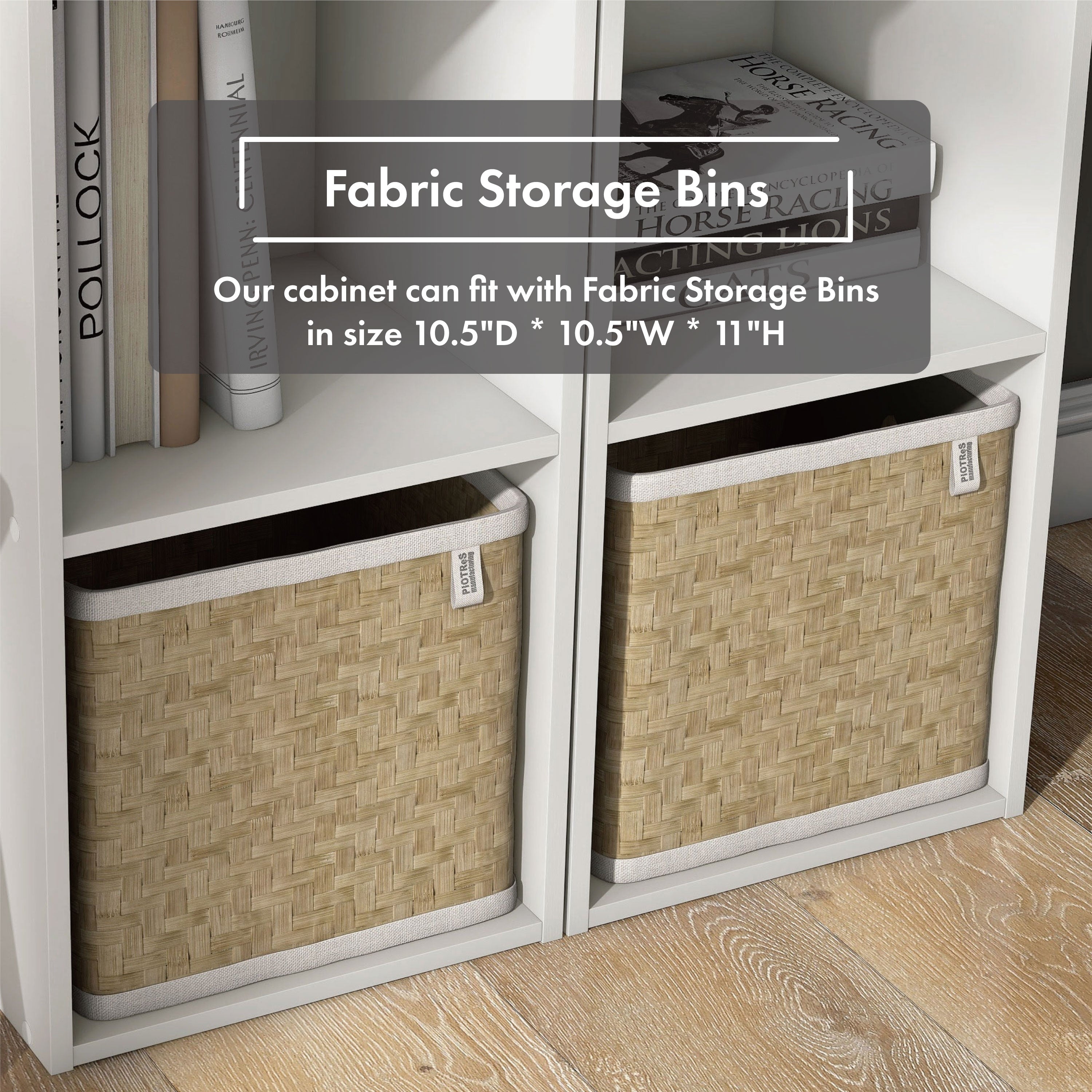 DH BASIC Organisateur de rangement empilable personnalisable en bois moderne - Étagères cubiques, armoire à tiroirs, bibliothèque avec portes par Denhour