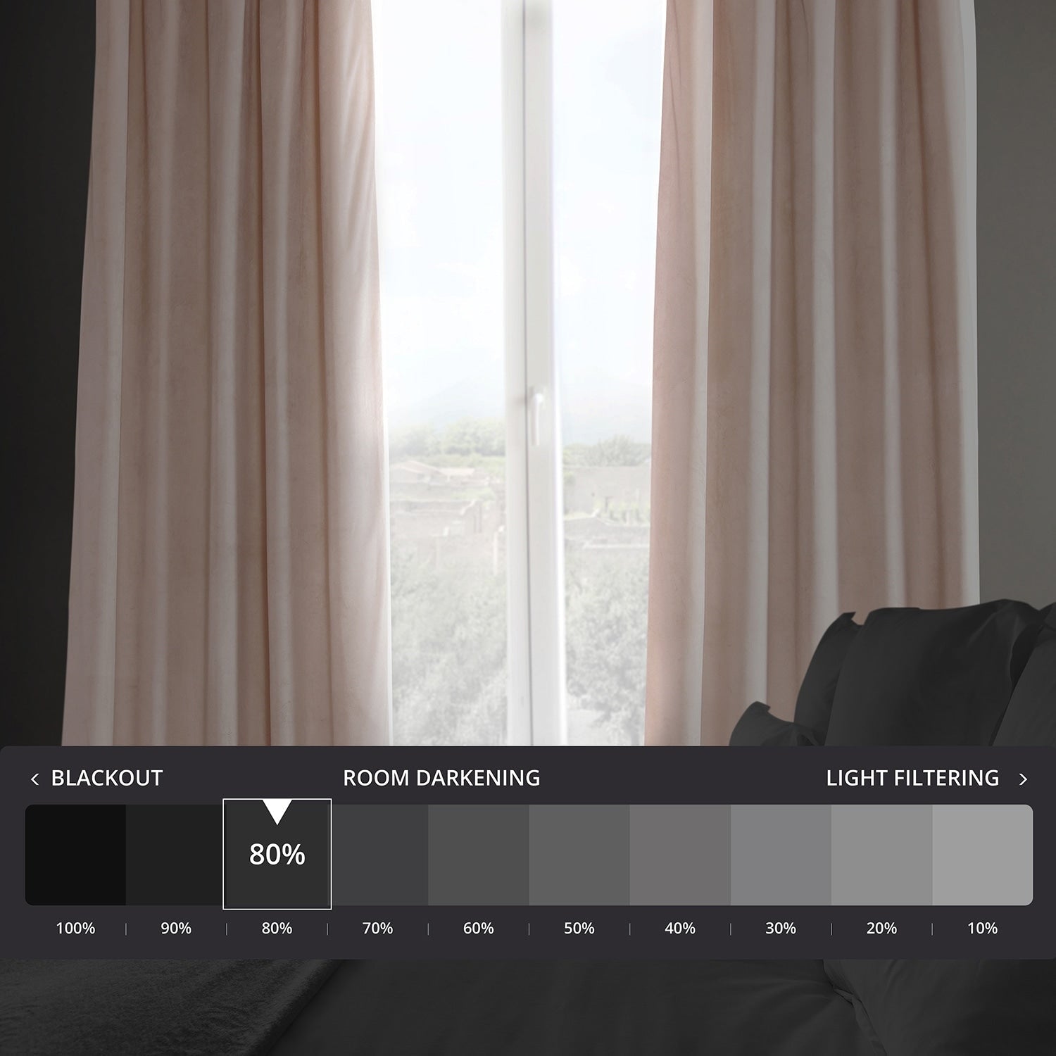 Rideaux occultants en velours pelucheux Heritage Exclusive Fabrics (1 panneau) Rideaux en velours de luxe pour chambre et salon.