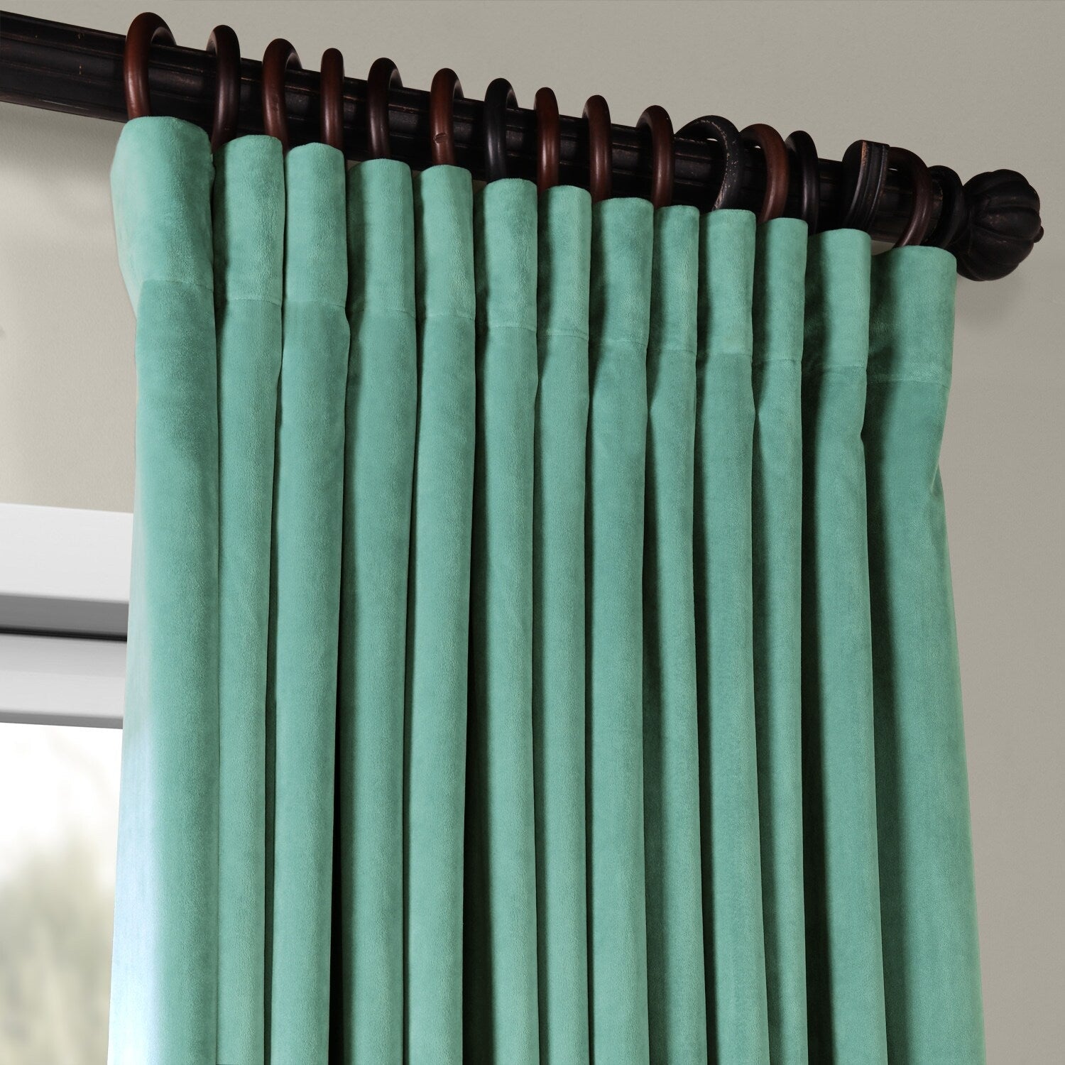 Rideaux occultants extra larges en velours Signature Exclusive Fabrics (1 panneau) - Rideaux occultants luxueux