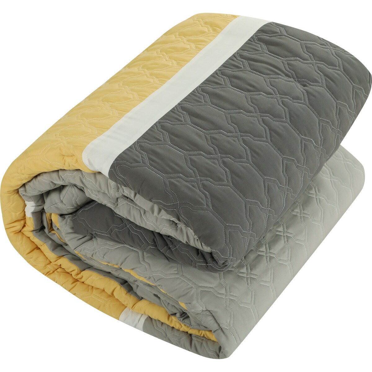 Ensemble de couette moderne Nanshing Blake 7 pièces à blocs de couleurs