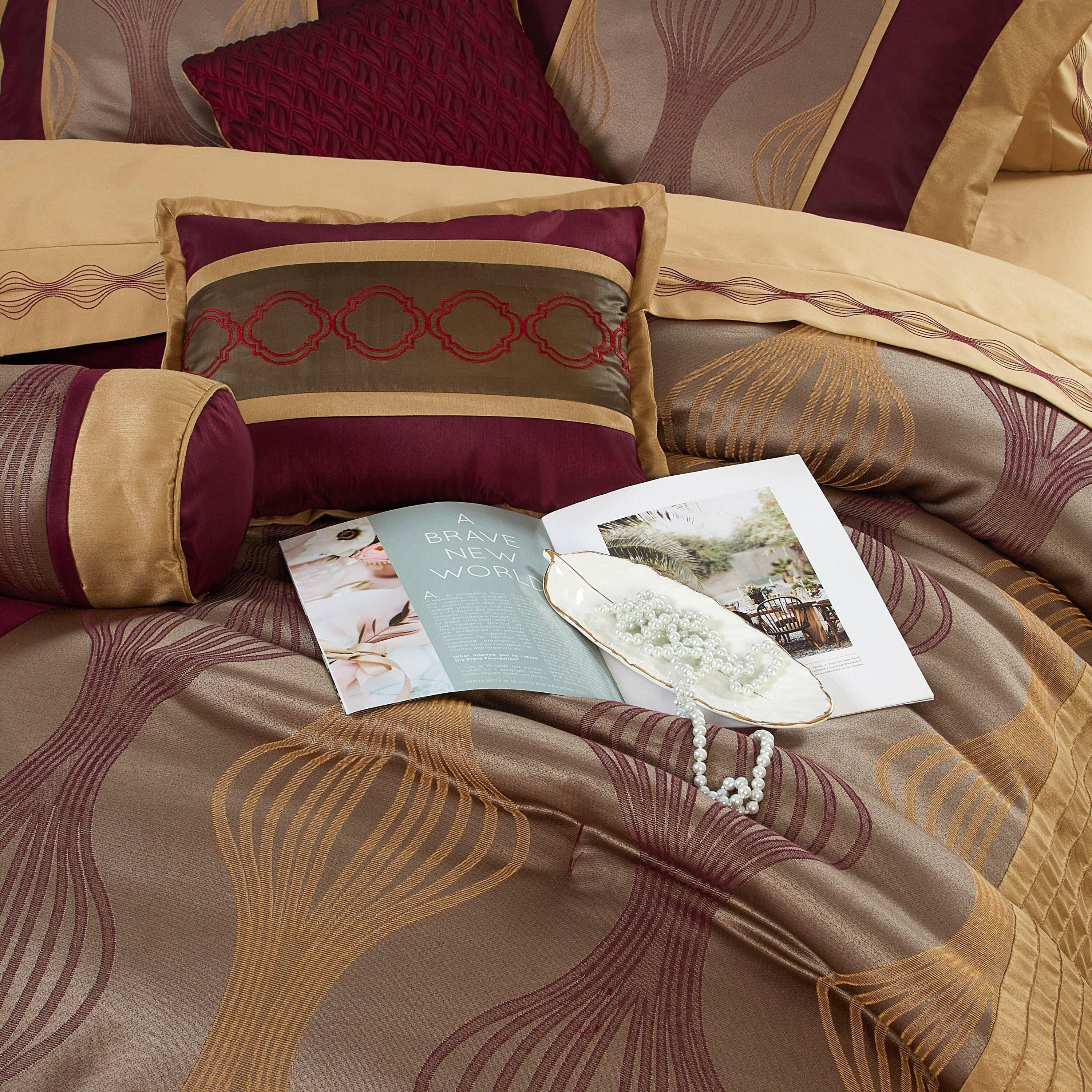 Ensemble de couette géométrique moderne Nanshing Daniella 7 pièces