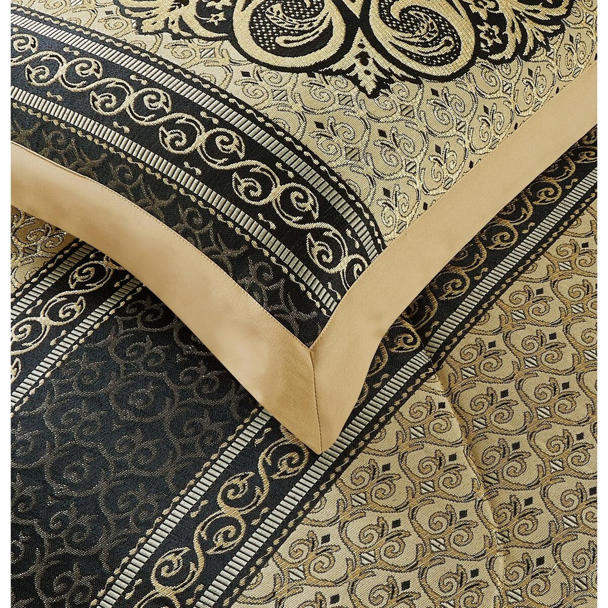 Ensemble de couette élégant médaillon Nanshing Prince 7 pièces