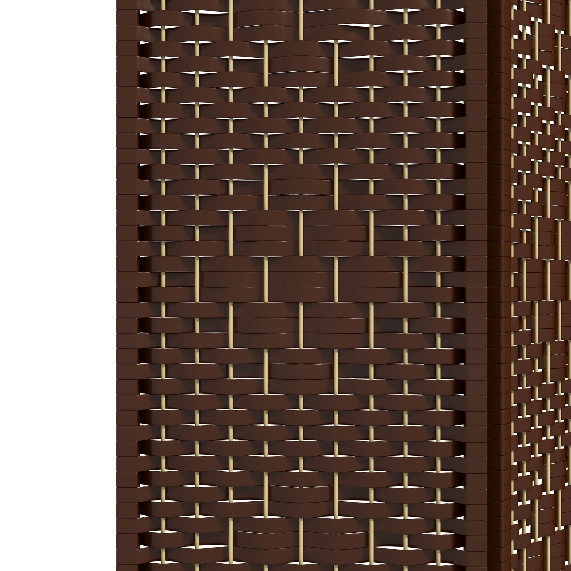 Cloison de séparation HOMCOM, cloison de séparation autoportante pliable en fibre ondulée, 1,7 m de haut, blanc