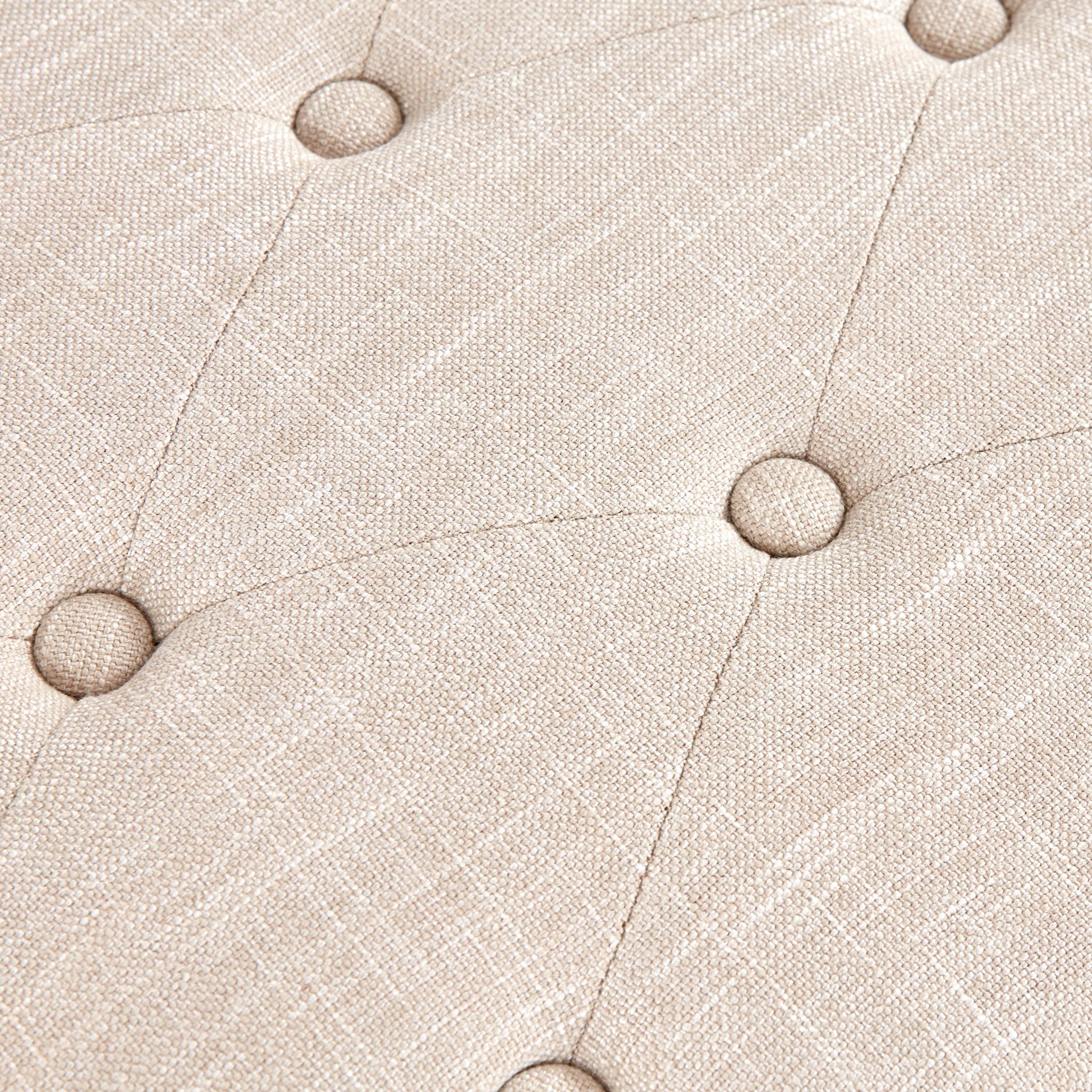 Banc à chaussures d'entrée, banc de rangement en tissu et bois massif, banc rembourré de 43 pouces pour salon et chambres