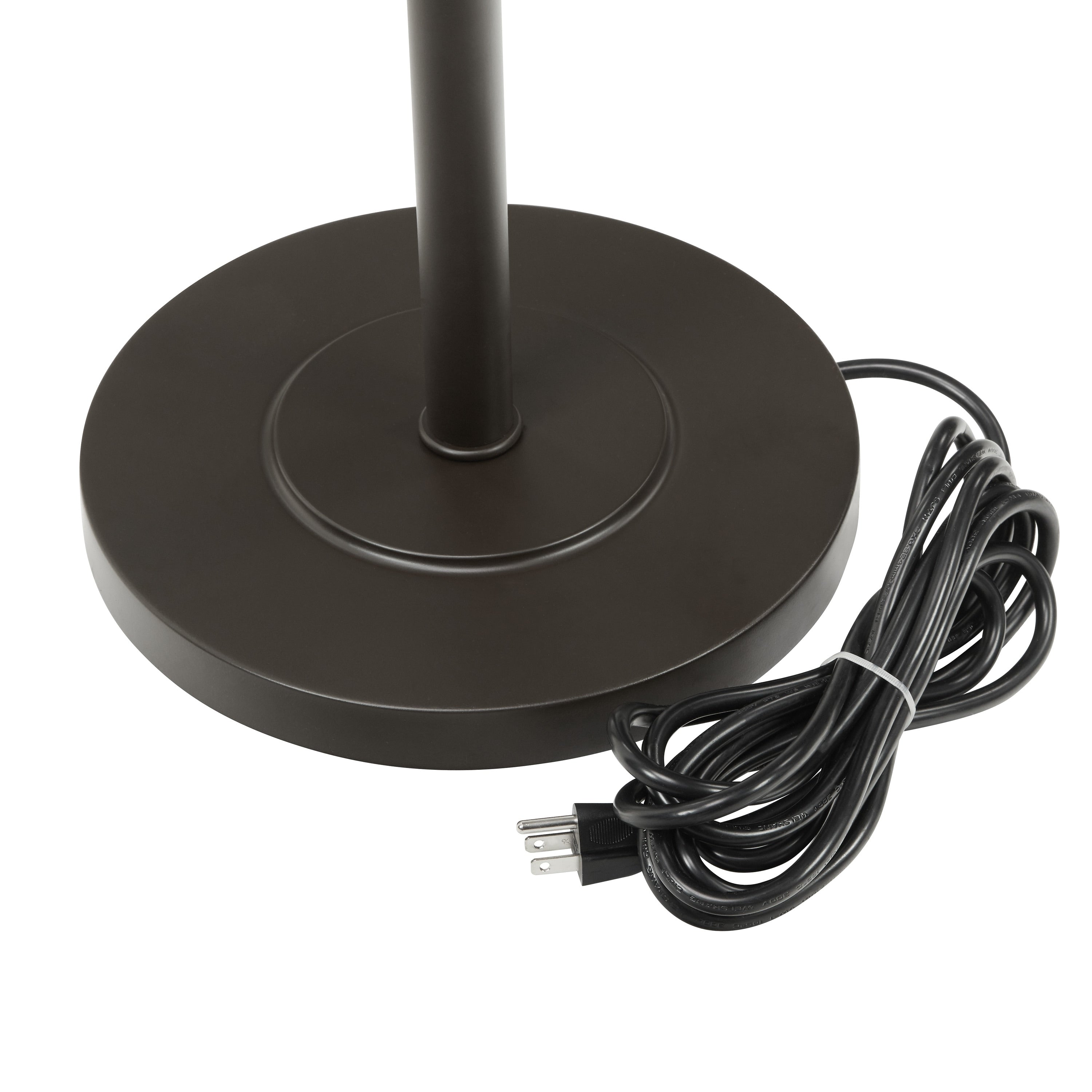 Lampadaire Havenside Home Pocologan 59,5 pouces en osier tressé pour l'extérieur et l'intérieur - 16,25 L x 16,25 l x 59,5 H