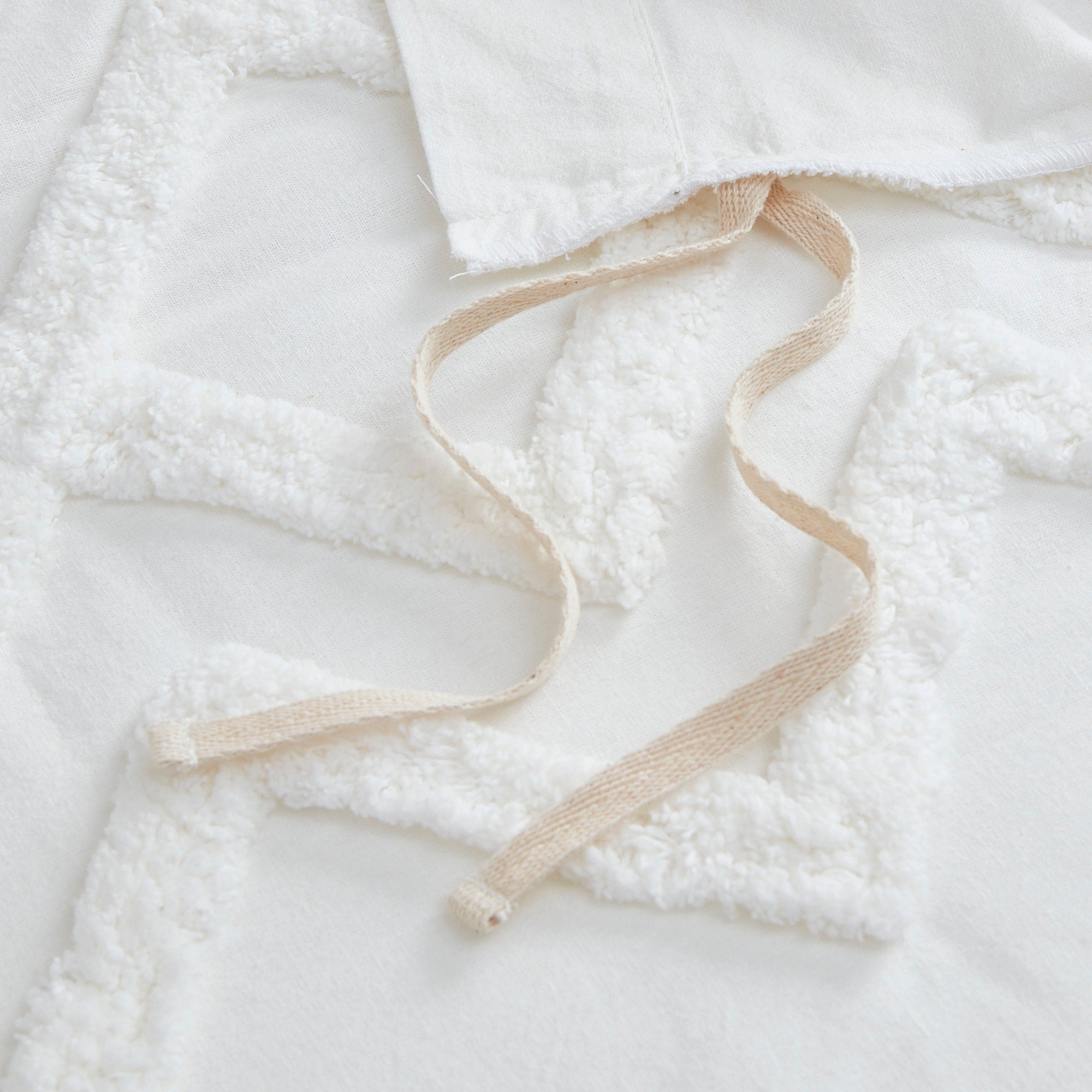 Parure de lit 3 pièces en coton avec capitonnage chenille INK+IVY Mila