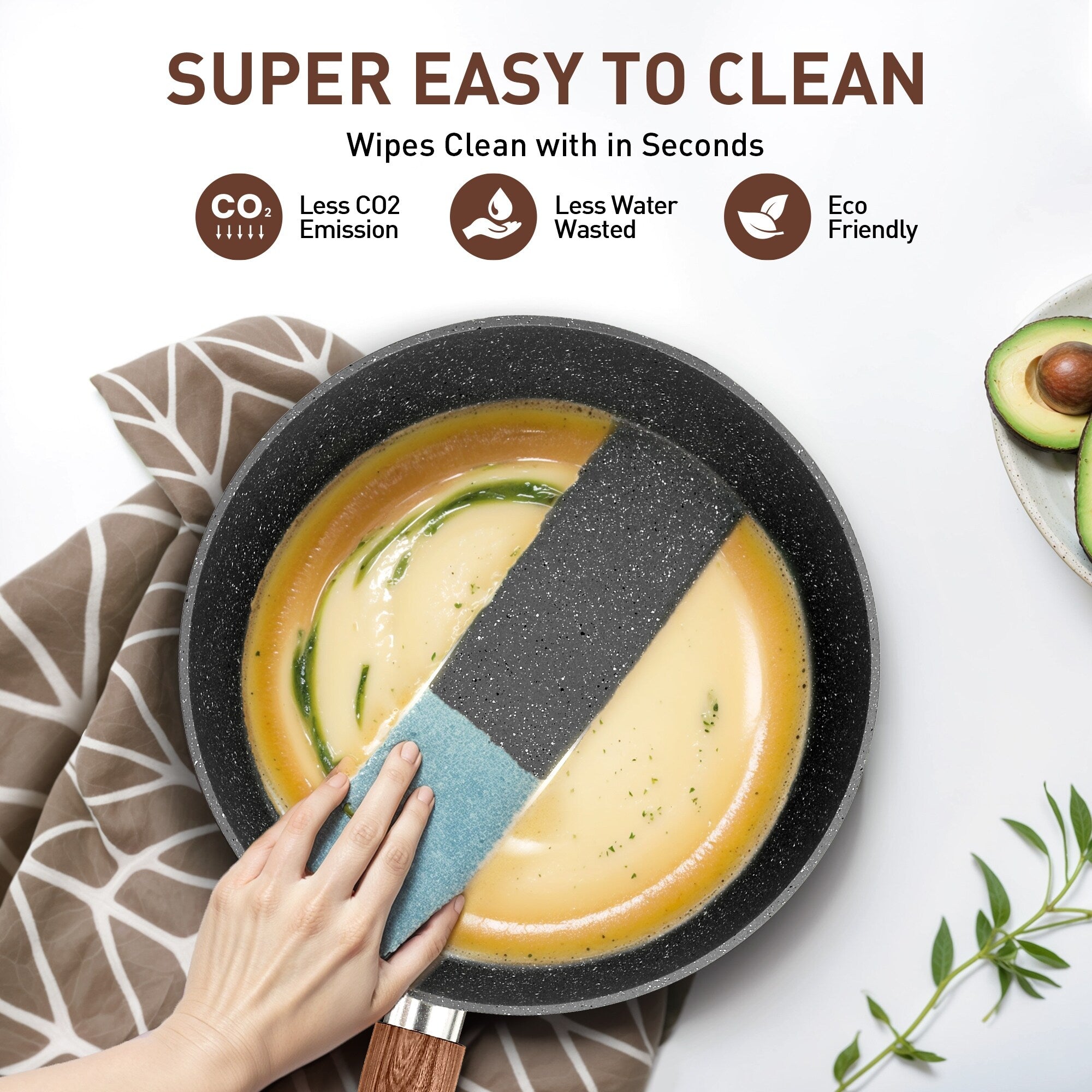 Batterie de cuisine antiadhésive pour induction Kitchen Academy 12/30 pièces