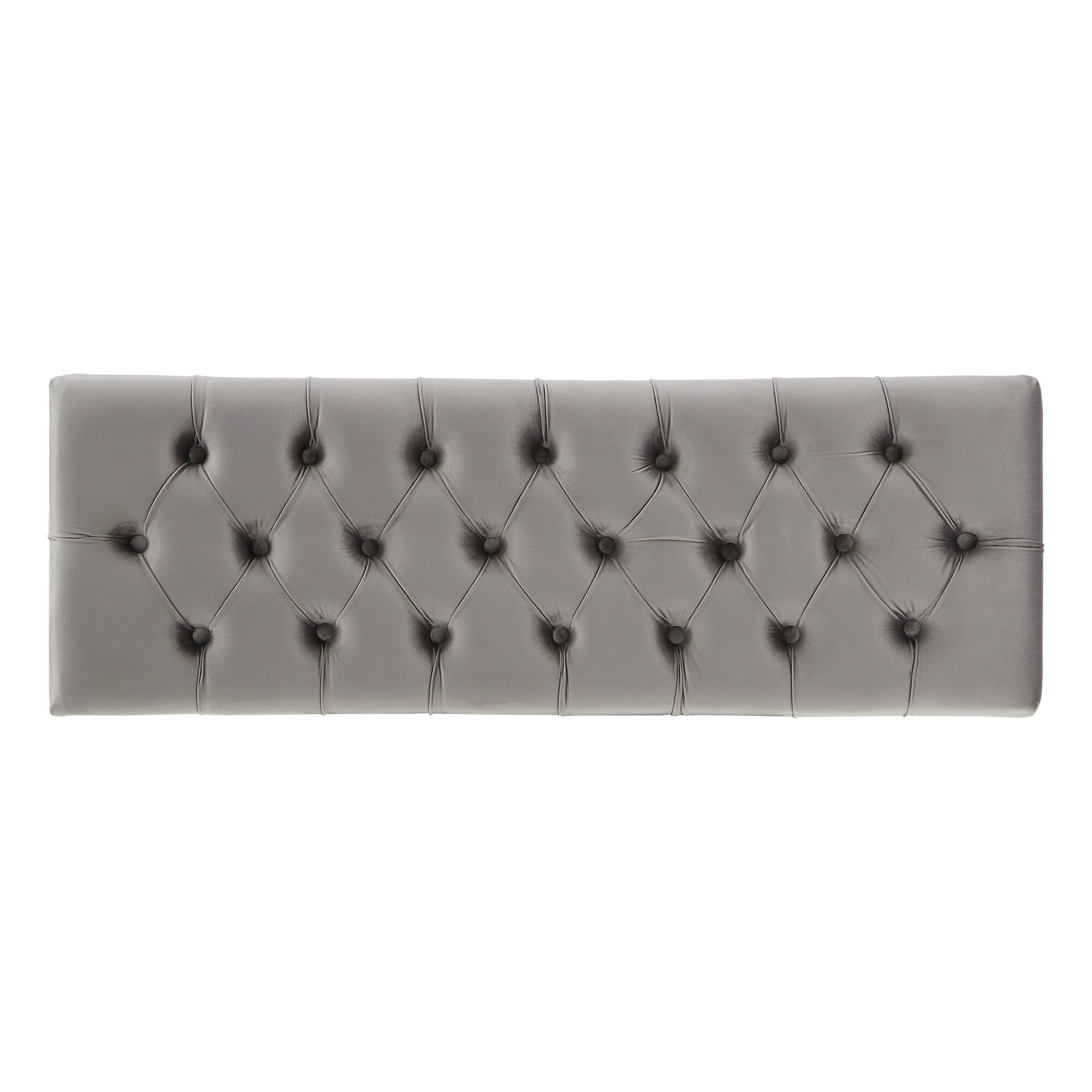 Banc capitonné en velours Klaus par iNSPIRE Q Bold