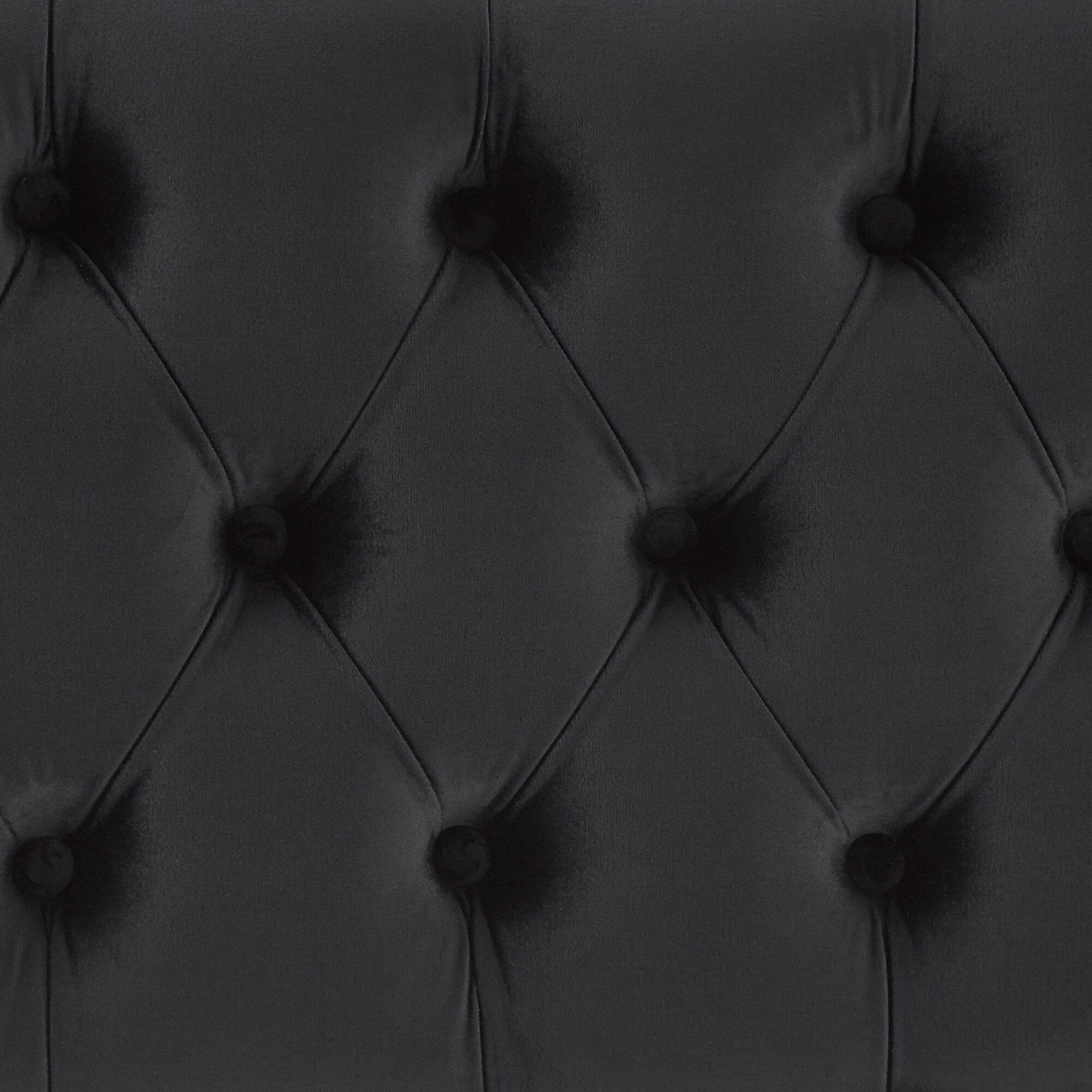 Banc capitonné en velours Klaus par iNSPIRE Q Bold