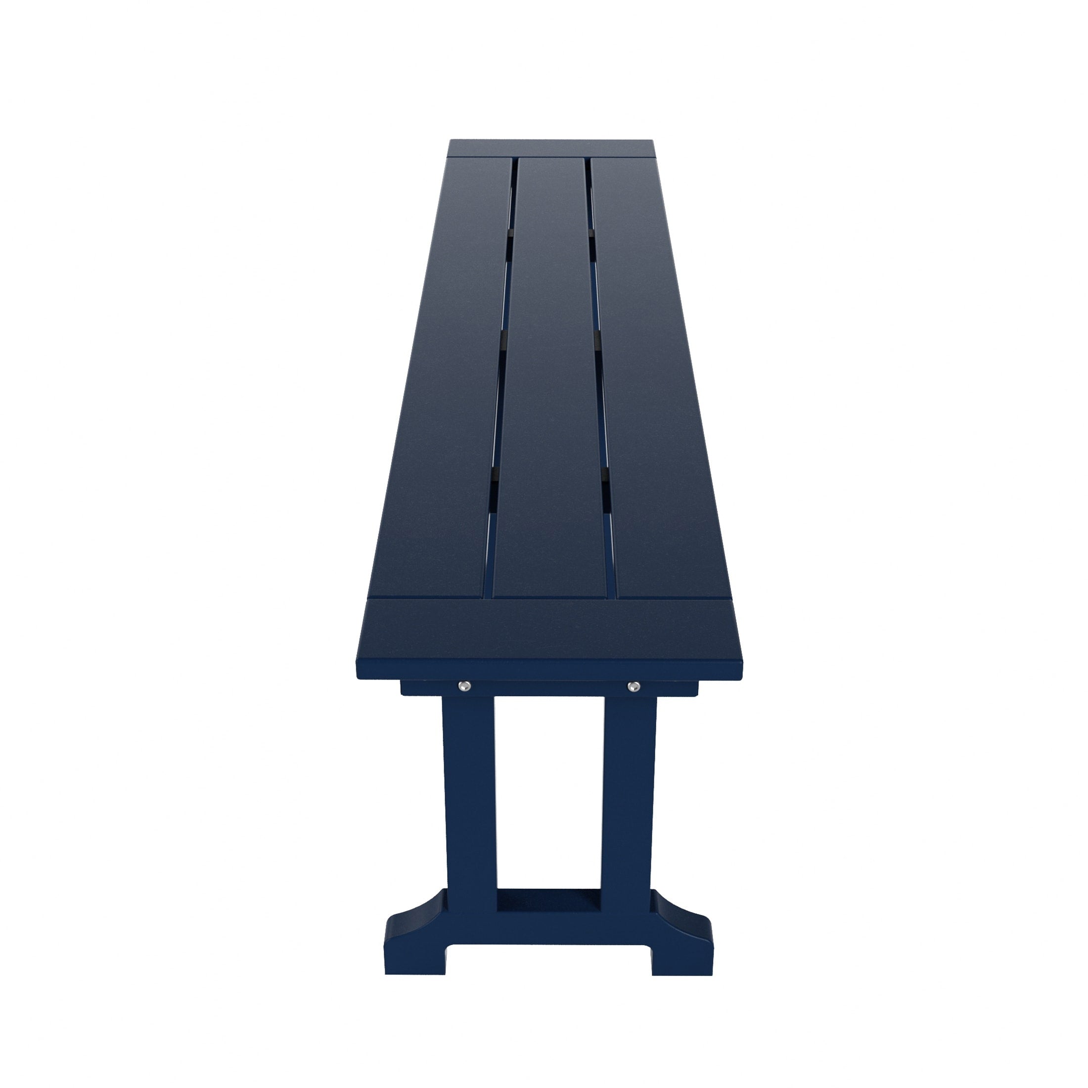 Banc de terrasse extérieur Polytrends Laguna en PEHD toutes saisons 65