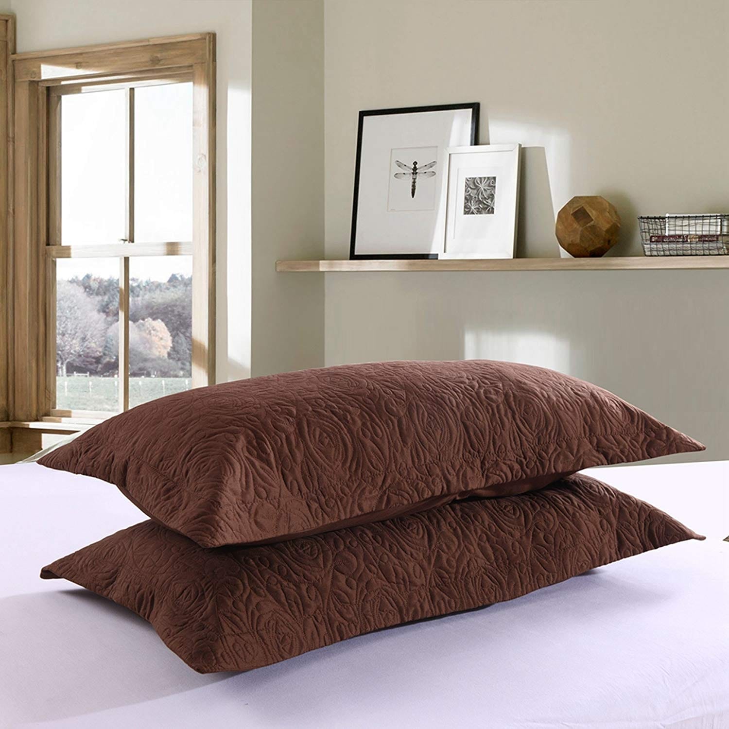 Housse de coussin brodée Porch & Den Manor (lot de 2)