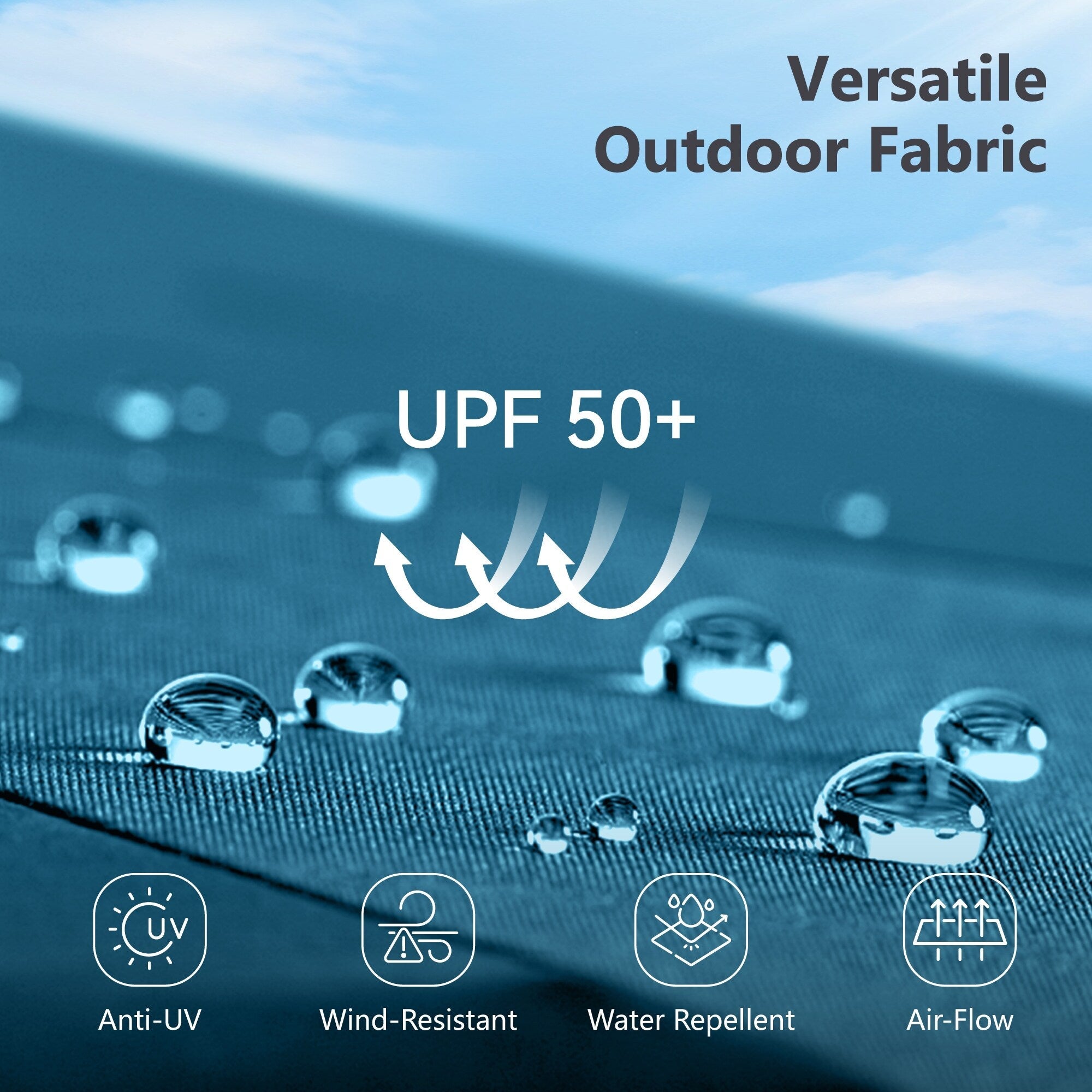 Parasol de patio double face MAISON ARTS de 13 pieds extra large avec manivelle