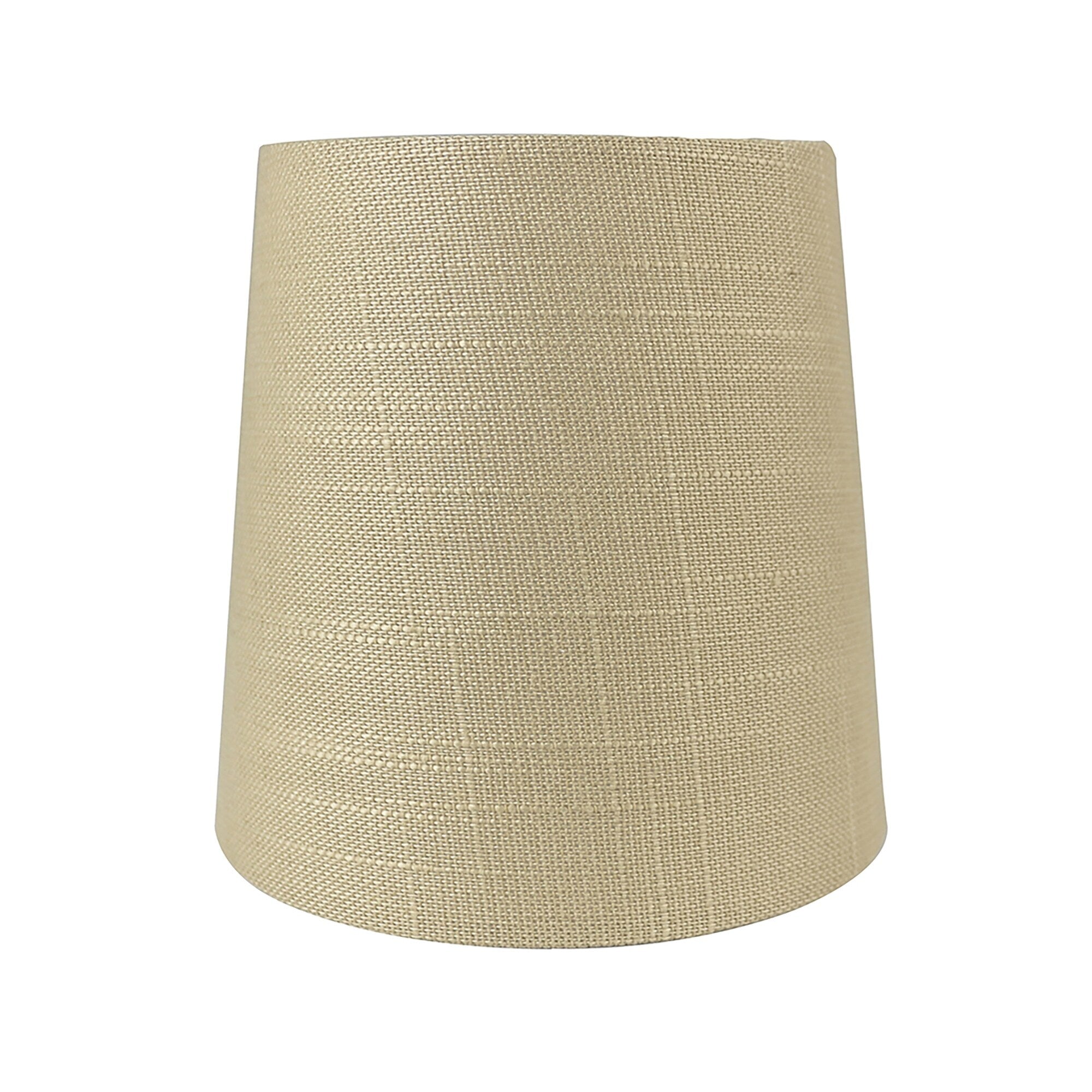 Abat-jour de lustre à pince en lin MERIVILLE, 4 pouces x 5 pouces x 5 pouces