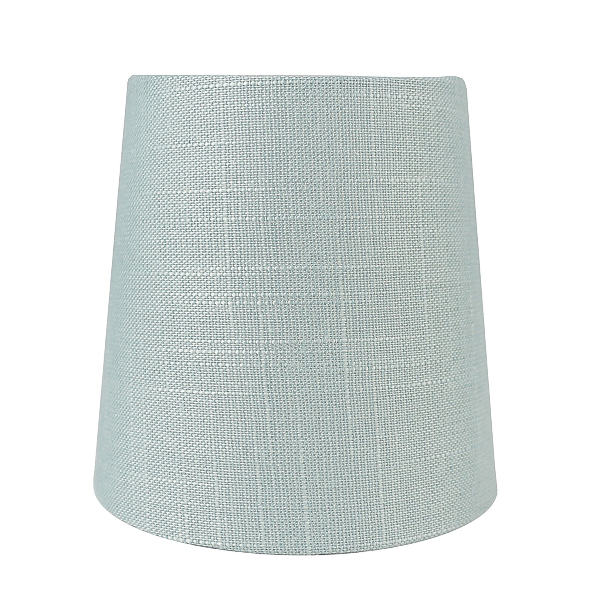 Abat-jour de lustre à pince en lin MERIVILLE, 4 pouces x 5 pouces x 5 pouces