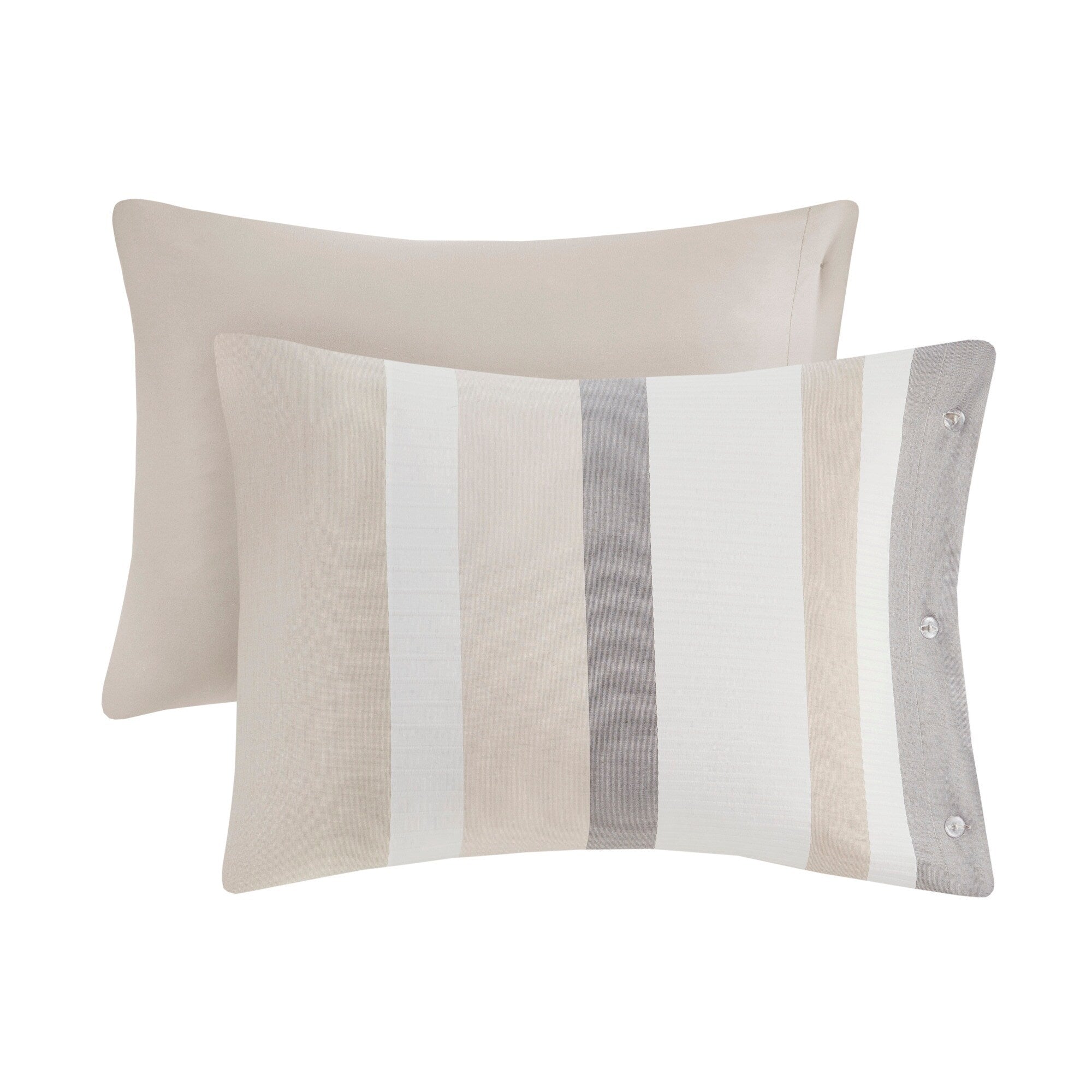 Parure de lit Madison Park Levi's bleu/naturel 5 pièces en jacquard