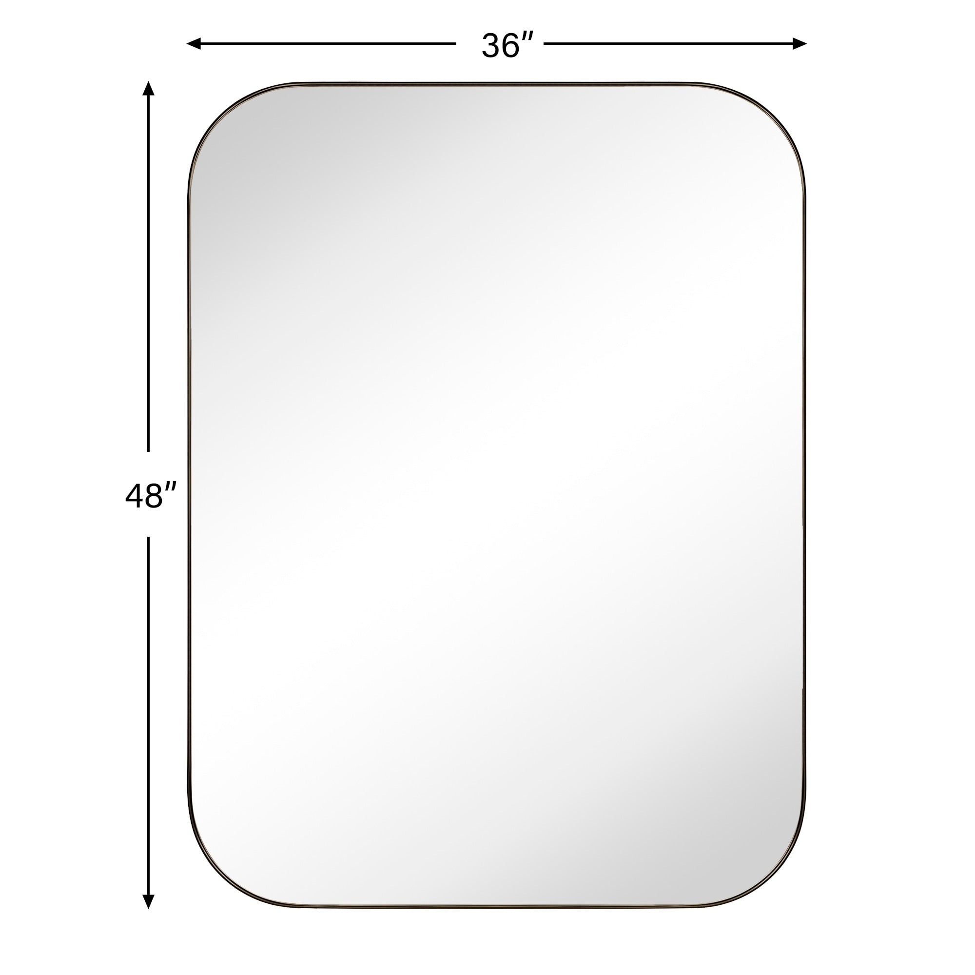 Miroirs muraux ronds en métal chic et moderne du milieu du siècle TEHOME