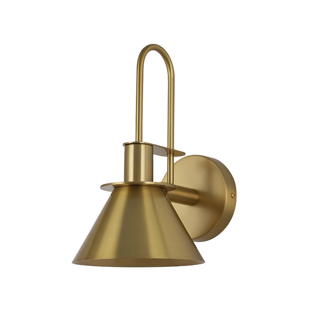 Applique murale conique moderne du milieu du siècle à 1 ampoule - Lampe de chambre 7 pouces