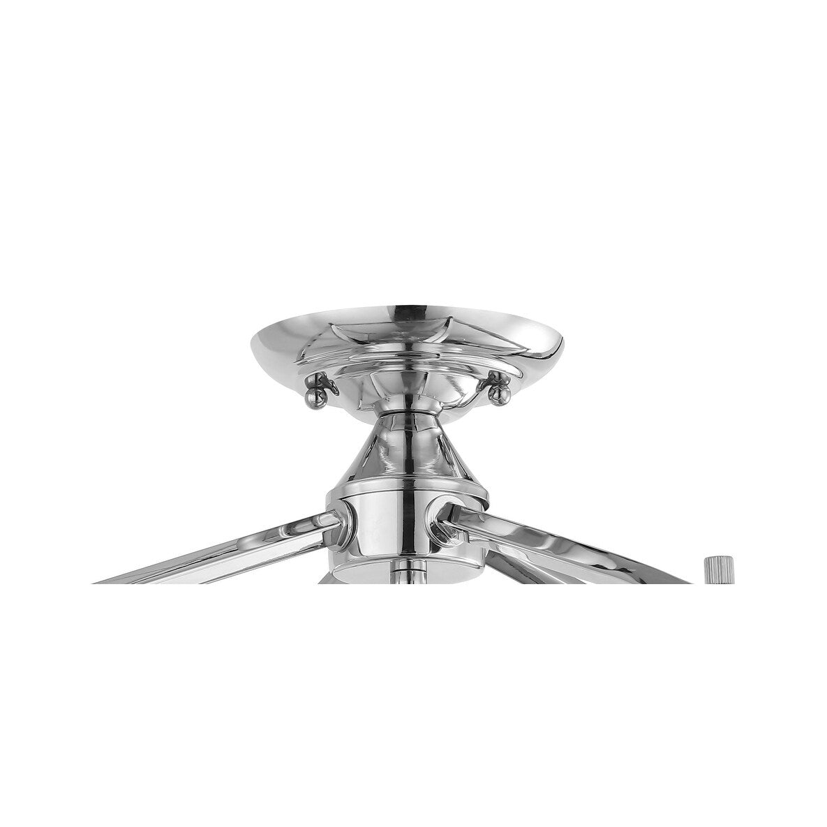 Lanterne miniature Milton à 4 lumières en fer, style ferme moderne, montage encastré à DEL, par JONATHAN Y