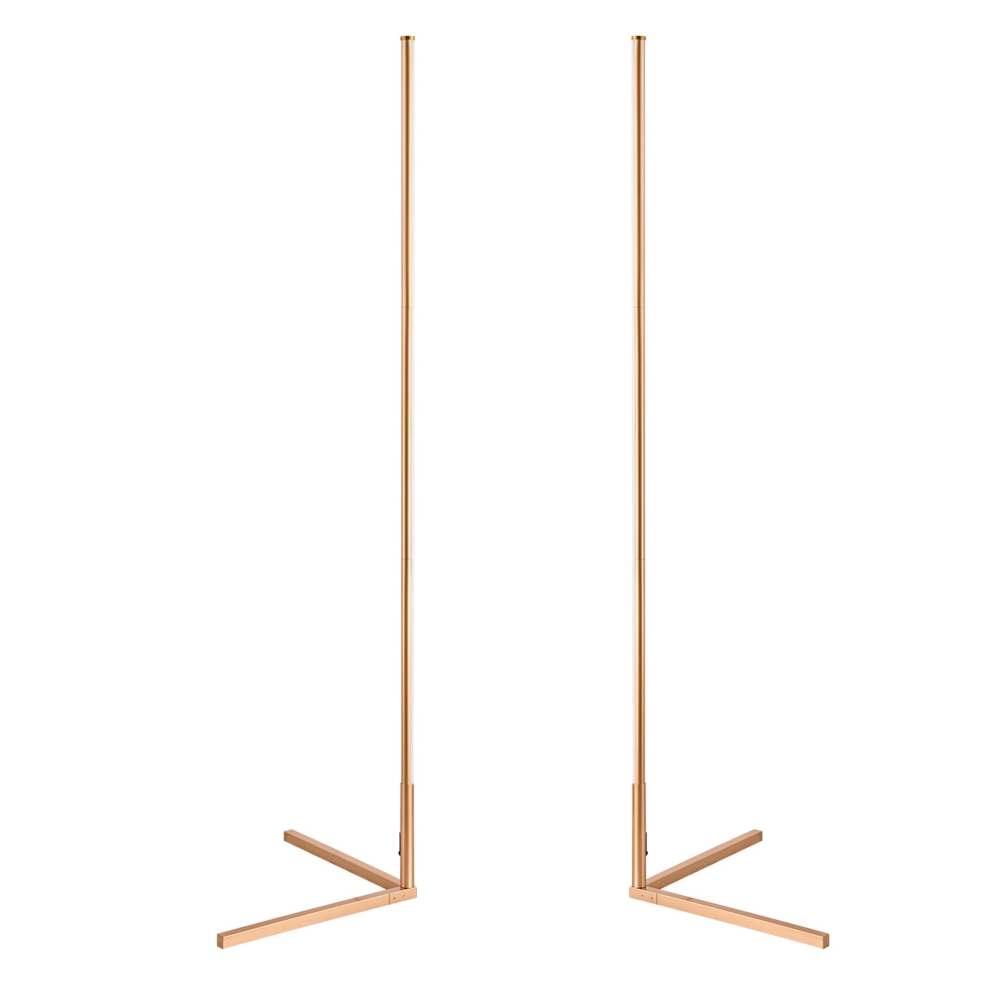 Lampadaire d'angle RVB minimaliste - Lot de 2