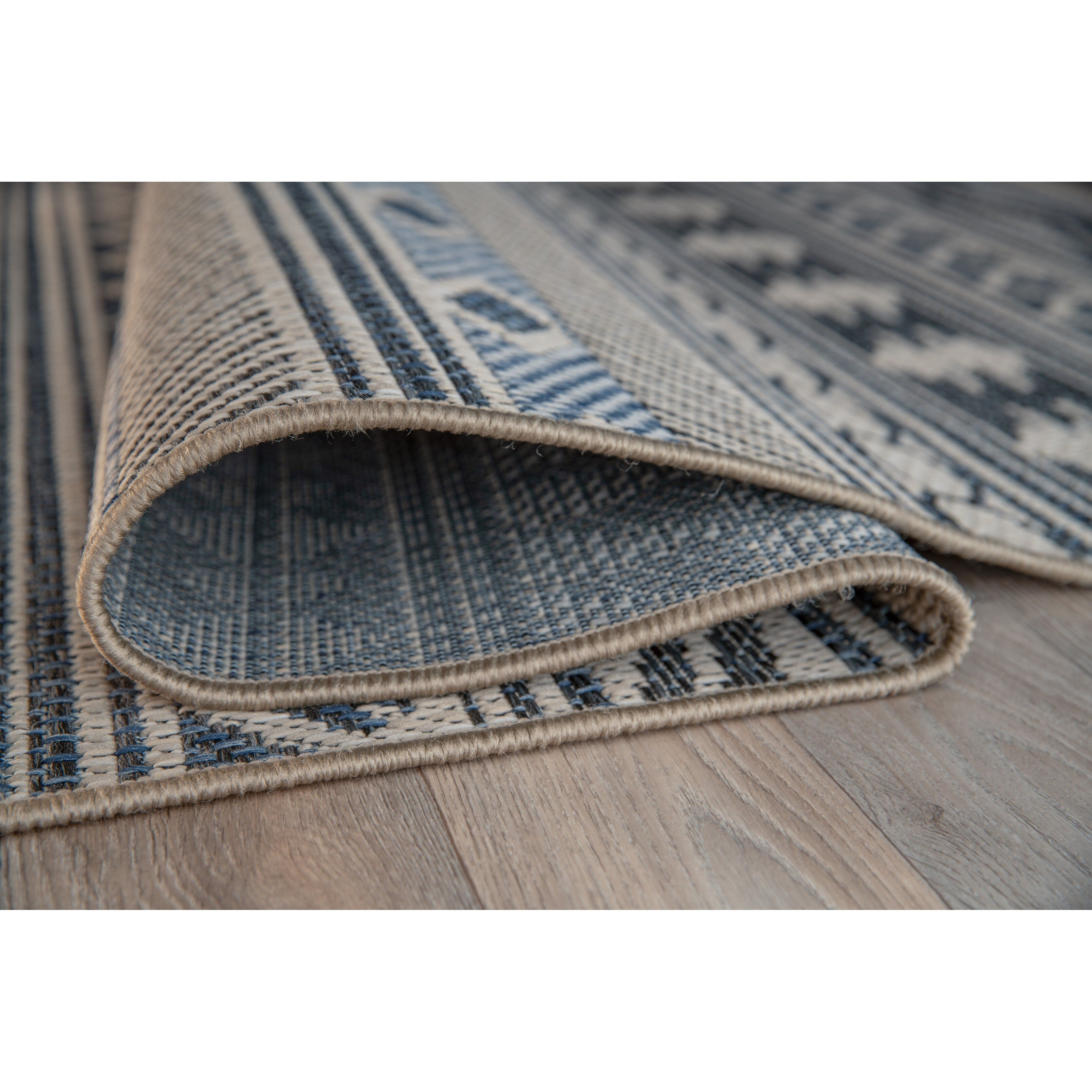 Tapis d'intérieur/extérieur bohème moderne de la World Rug Gallery