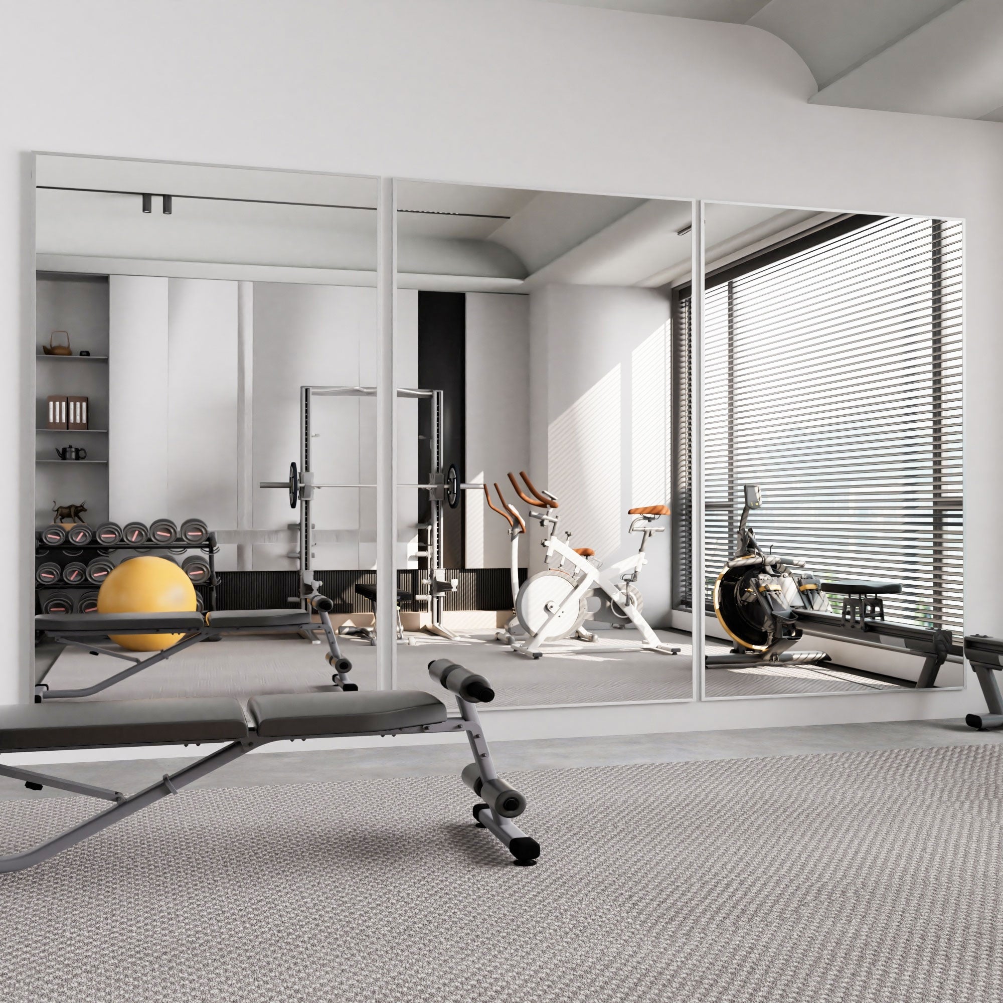 Miroir de sol moderne pleine longueur Miroir autoportant