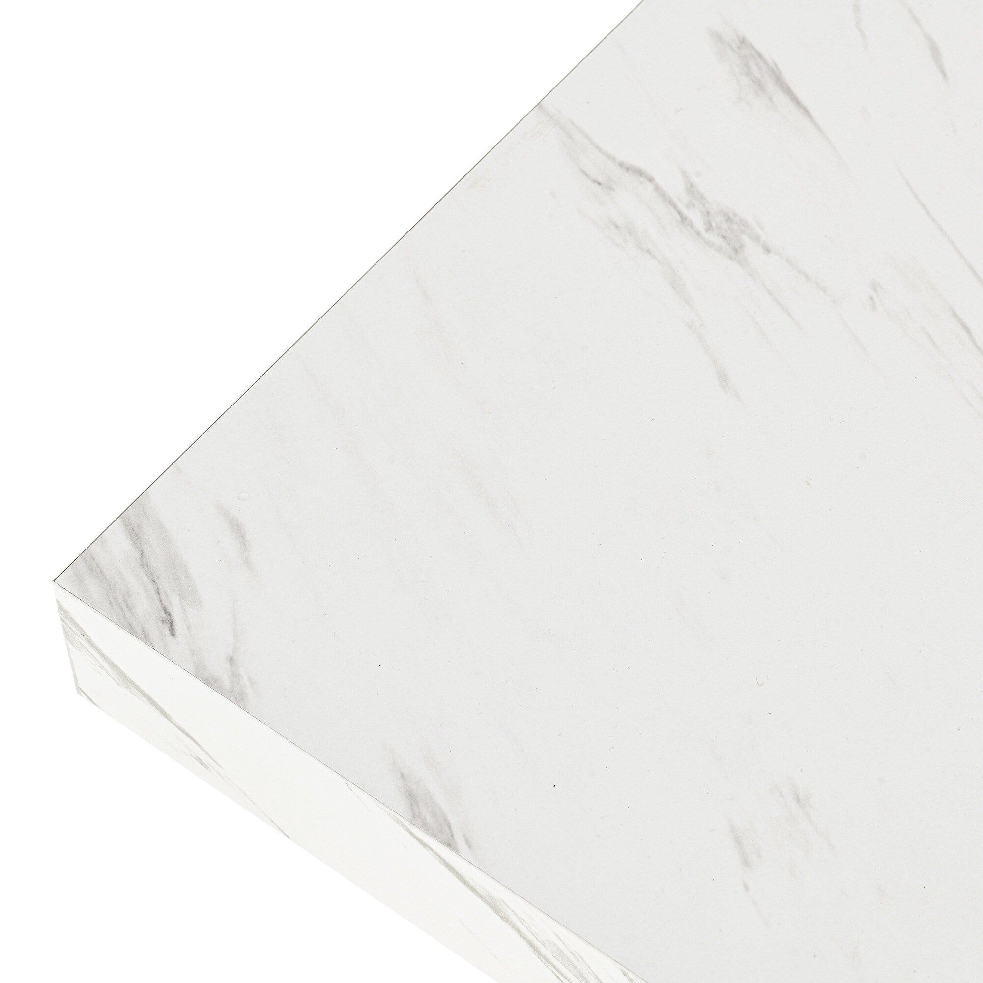 Console moderne dorée avec plateau en marbre pour entrée et couloir