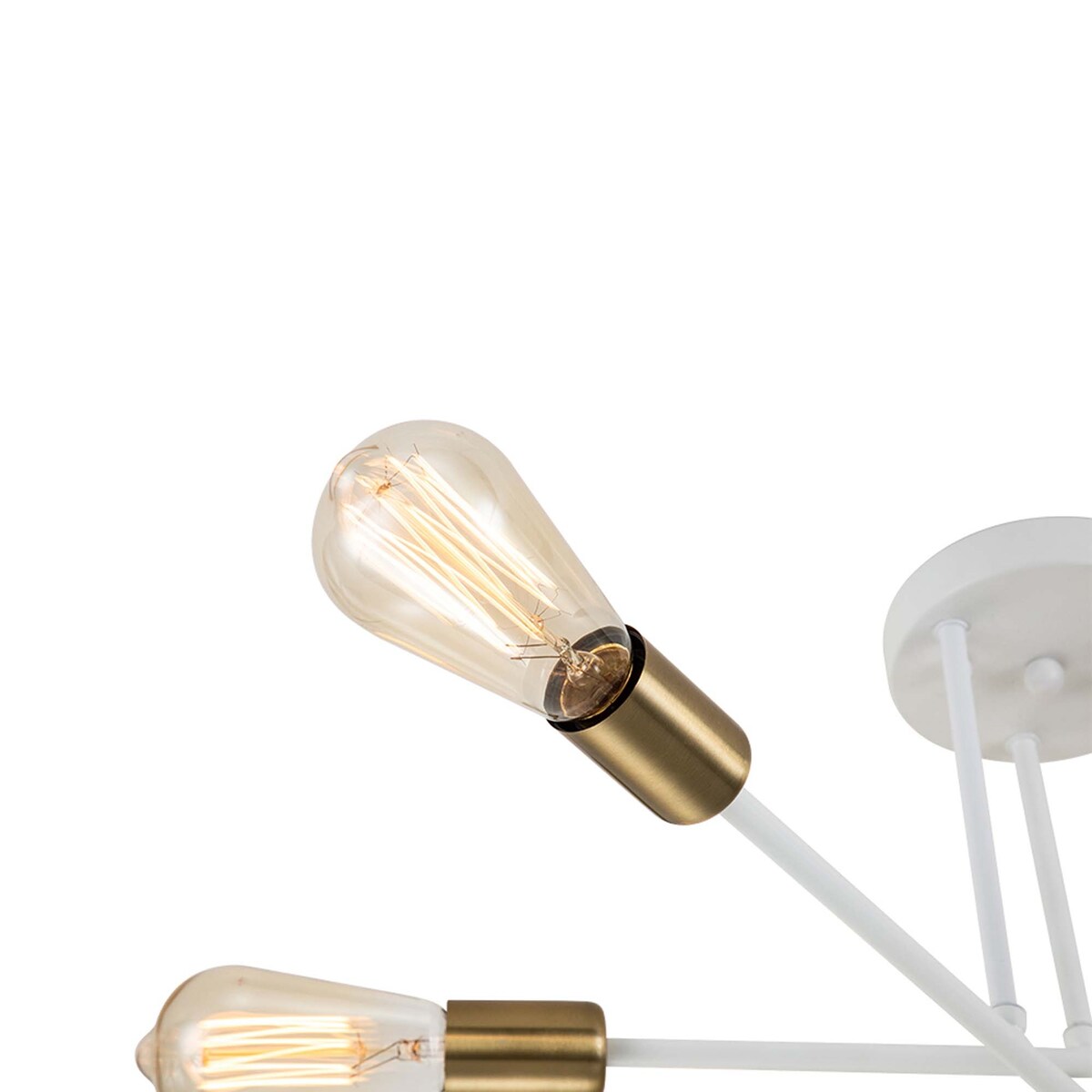 Plafonnier semi-encastré moderne en métal Sputnik de 60 cm (23,62 po)